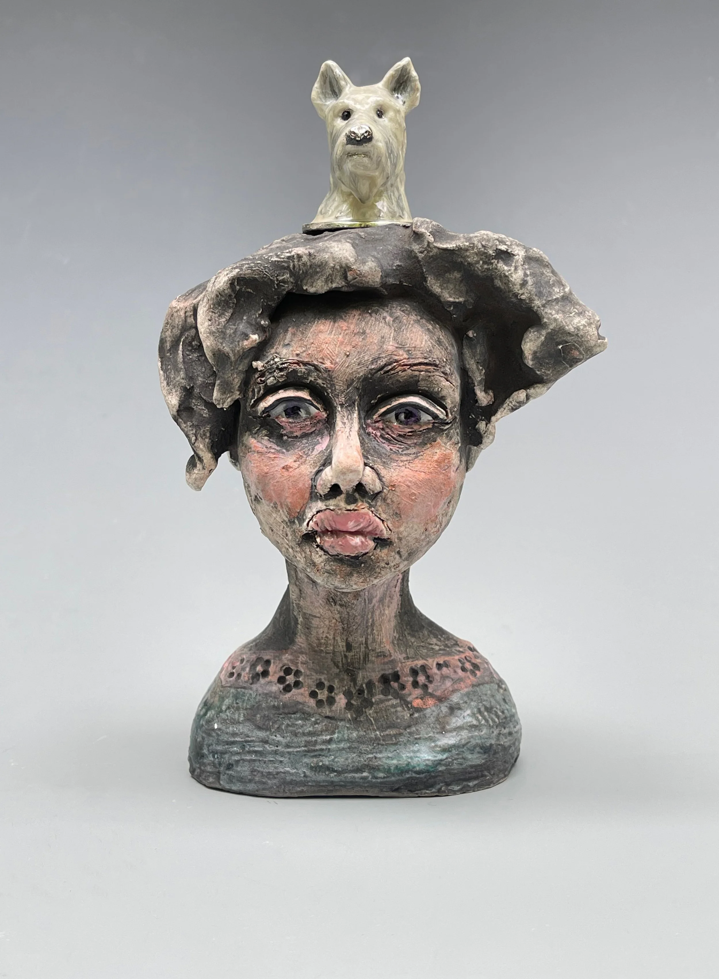 "My Dogs on My mind"-8”hx5”wx4.5”d