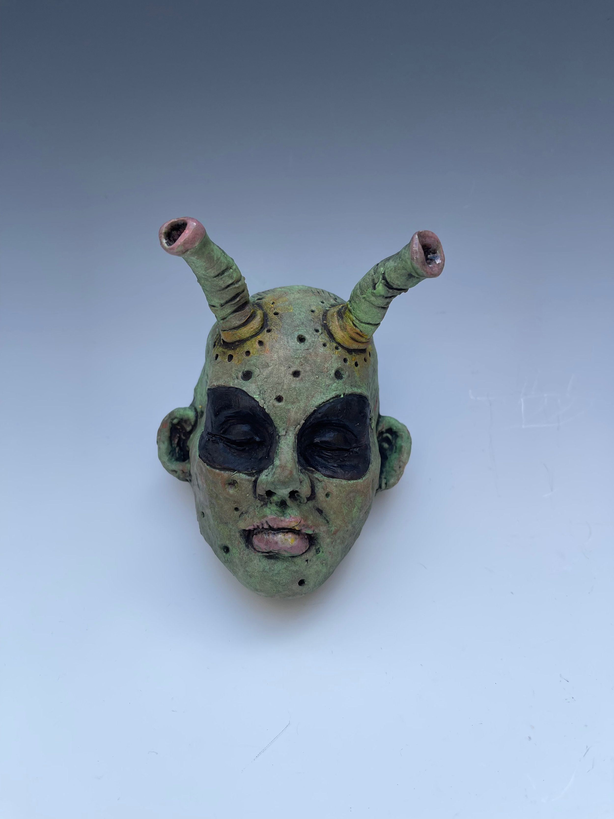 "Alien" 5"h x 4" w x 4"d