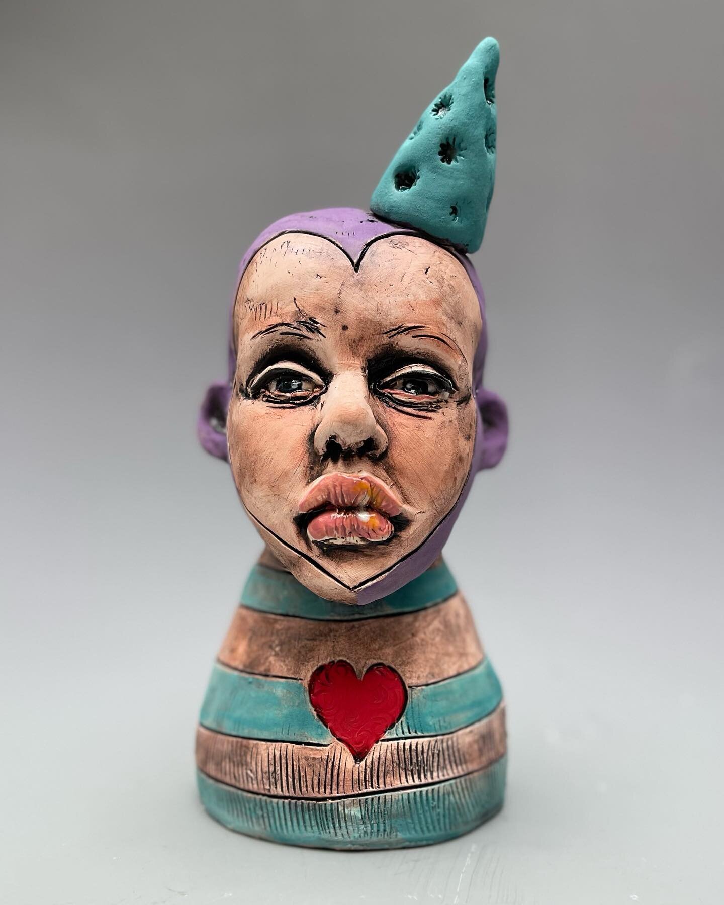 &ldquo;Bad Lover Boy&rdquo; ceramic #nicolemerkenssculpture #nicolemerkensart #clayshow