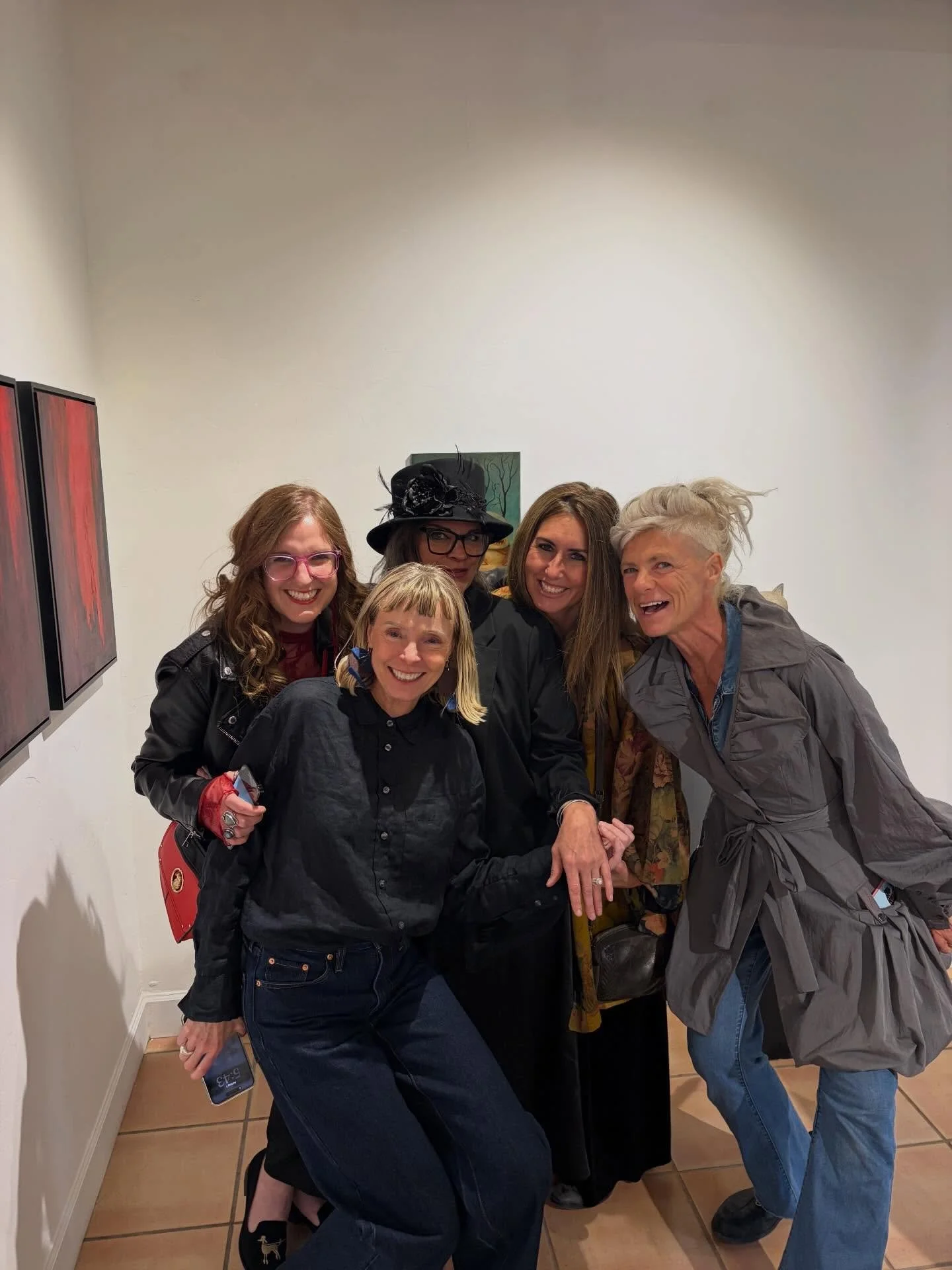 Such a great opening at @inhabitgalerie_12 &ldquo;Midnight in the Garden&rdquo; ! Thanks to everyone who showed up - I loved being with you! The show is up until July 5th come check it out !