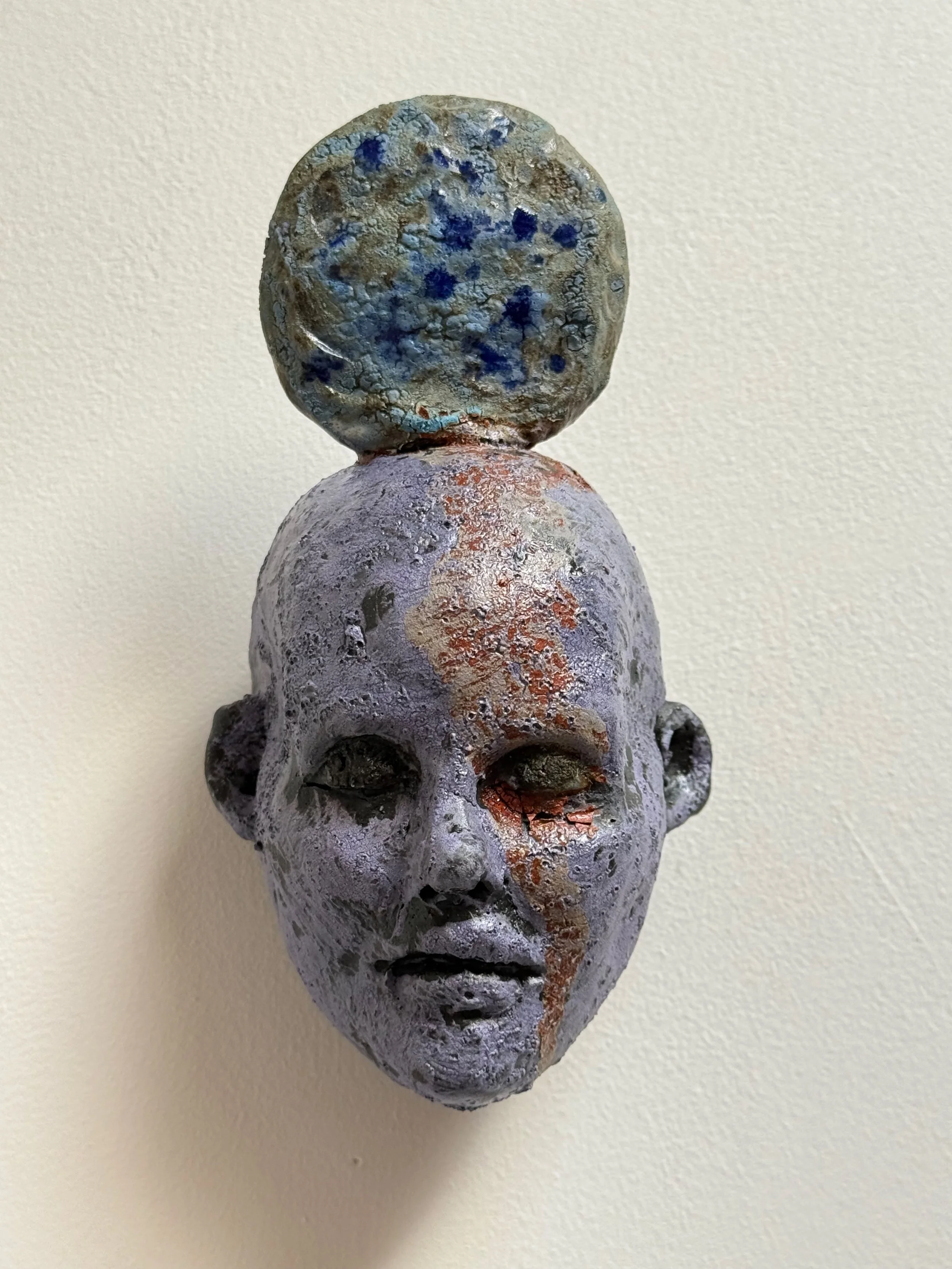 "Moon Boy" Wall Head 6"hx3"wx2.5"d