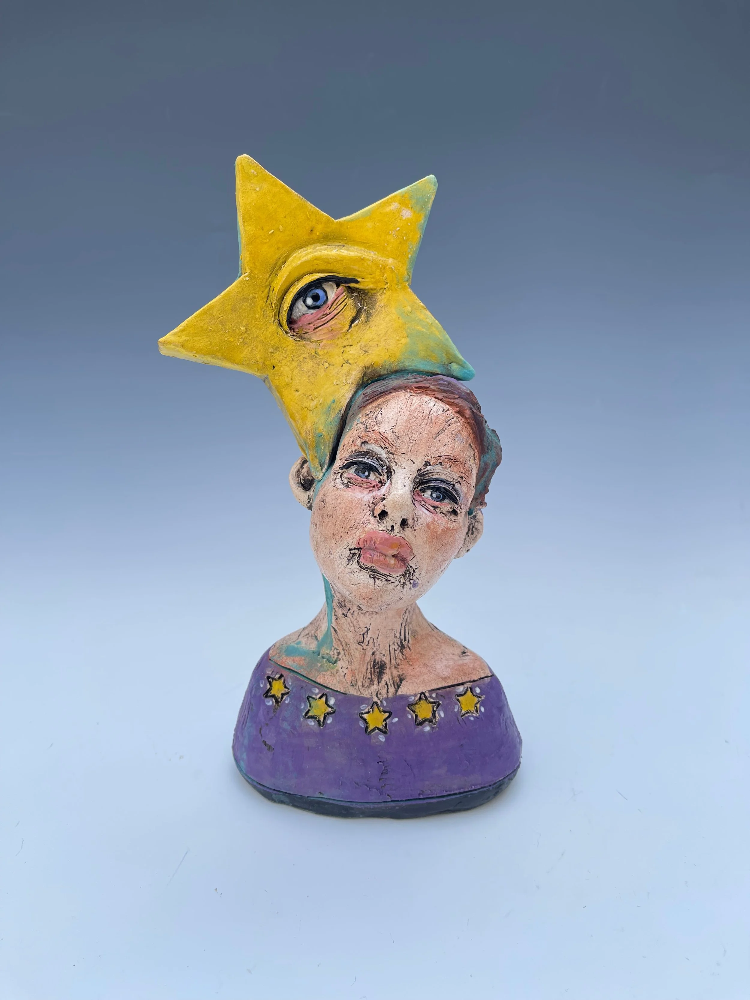 "Stars Above Me" 10"h x 6"w x 5"d