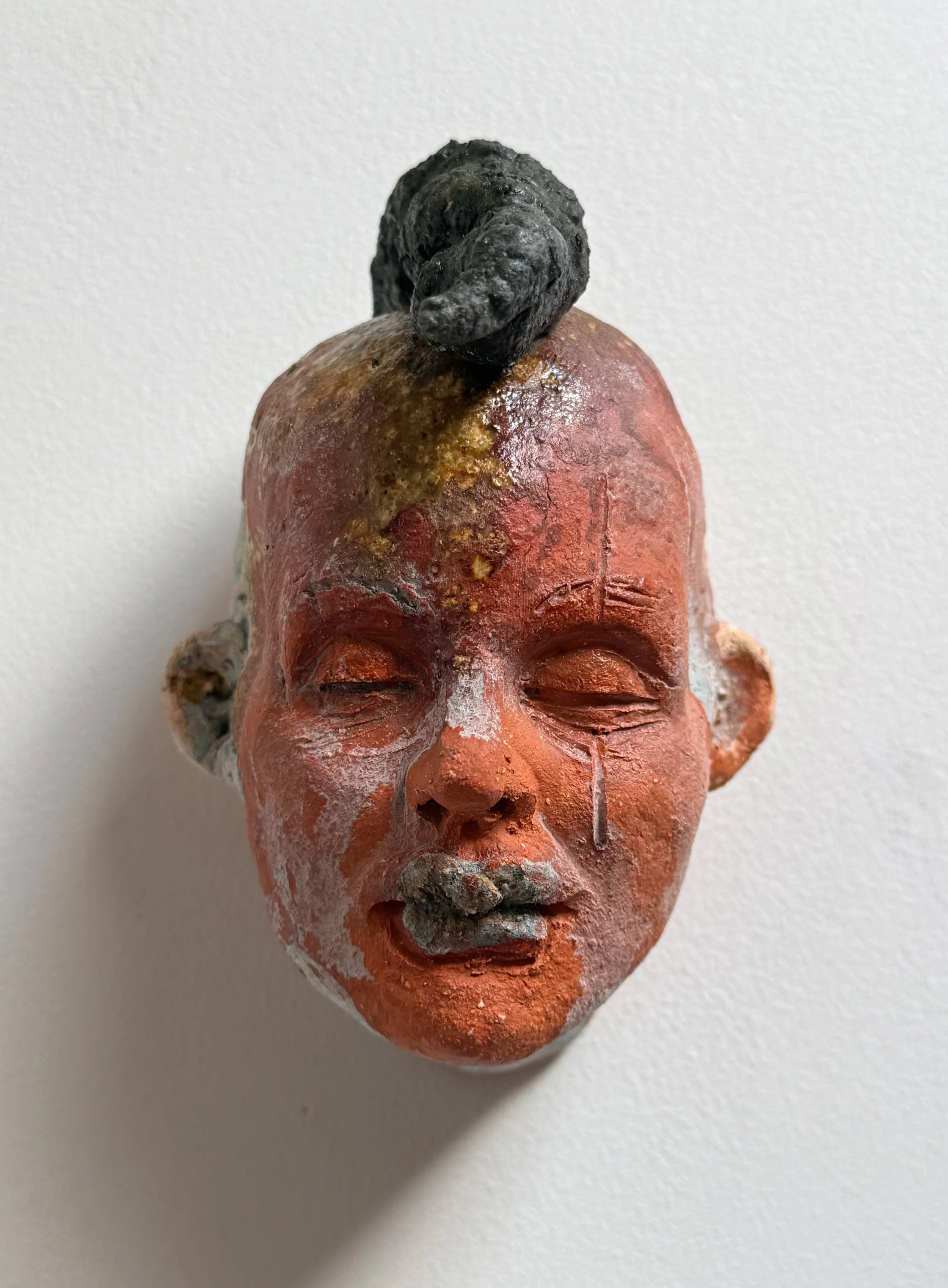 "Mohawk Man" Wall Head 5.5"hx3"wx3.5"d