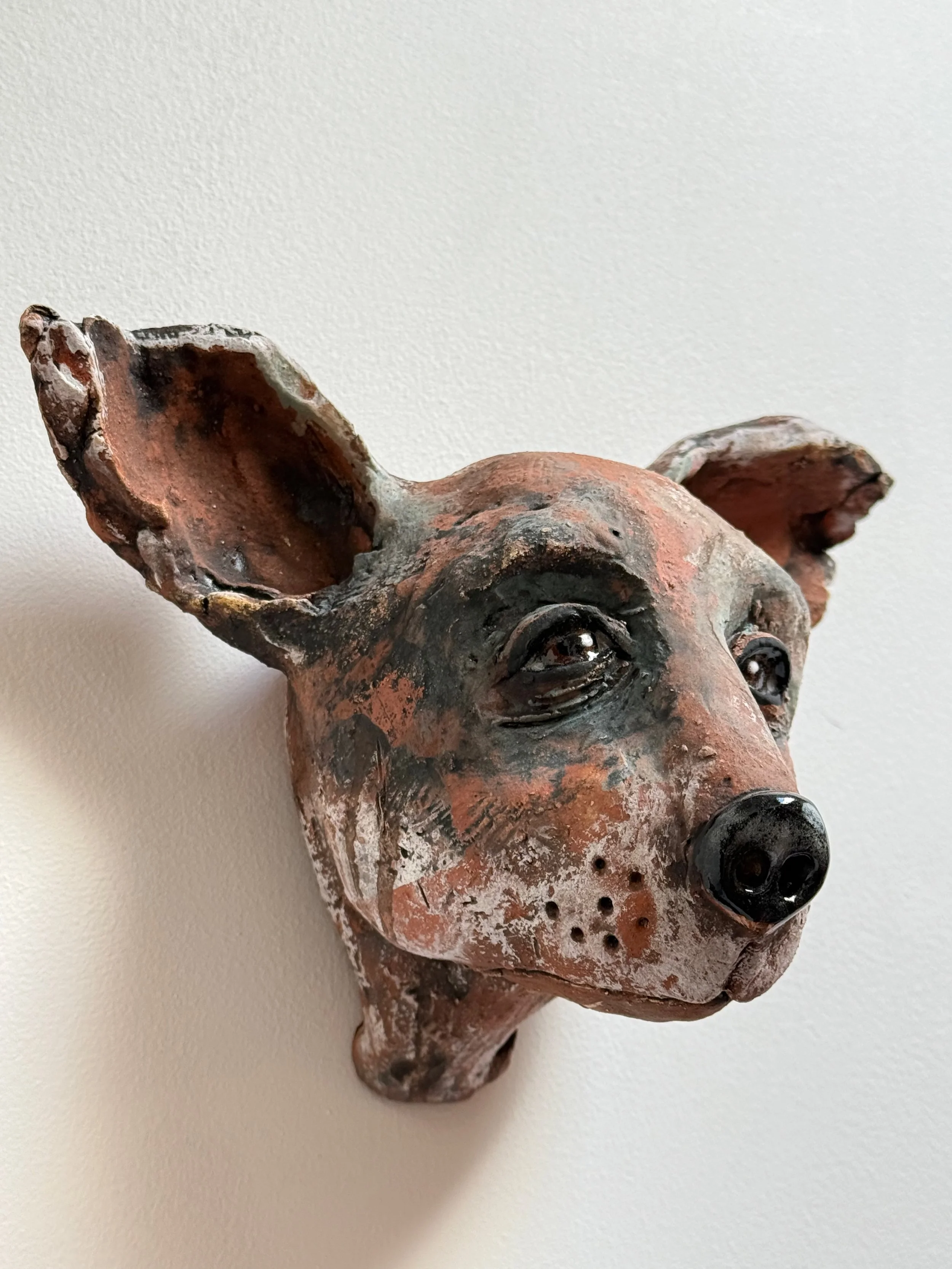 "Soulful Eyes" Wall Head 7"hx8.5"wx5"d