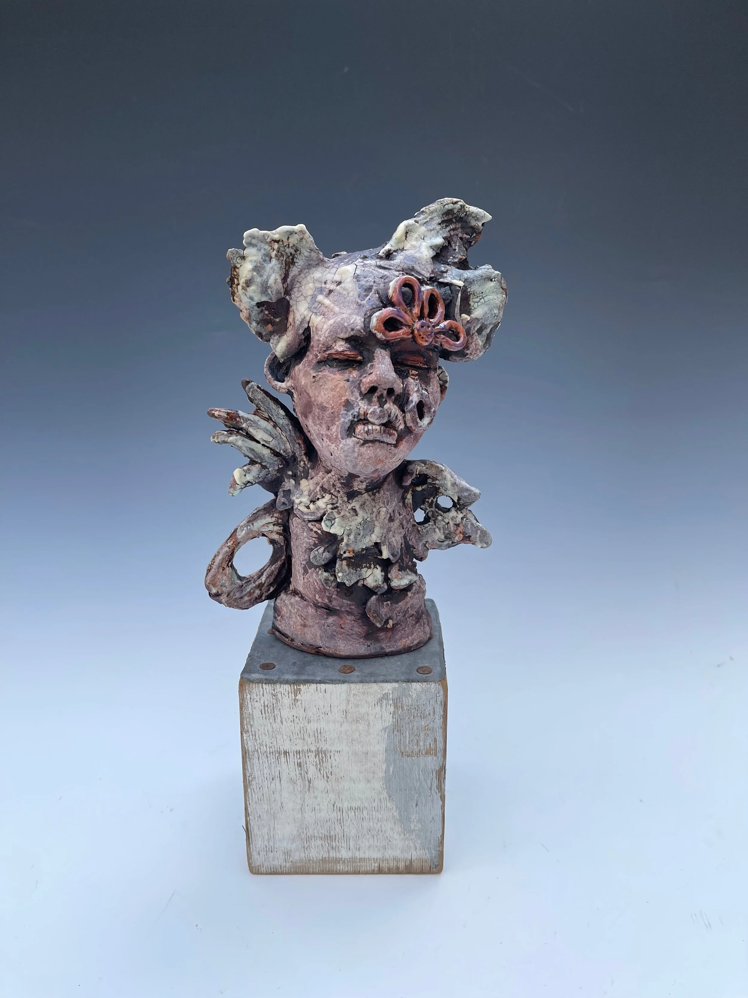 "Flower Girl" 8"h x 6"w x 4"d