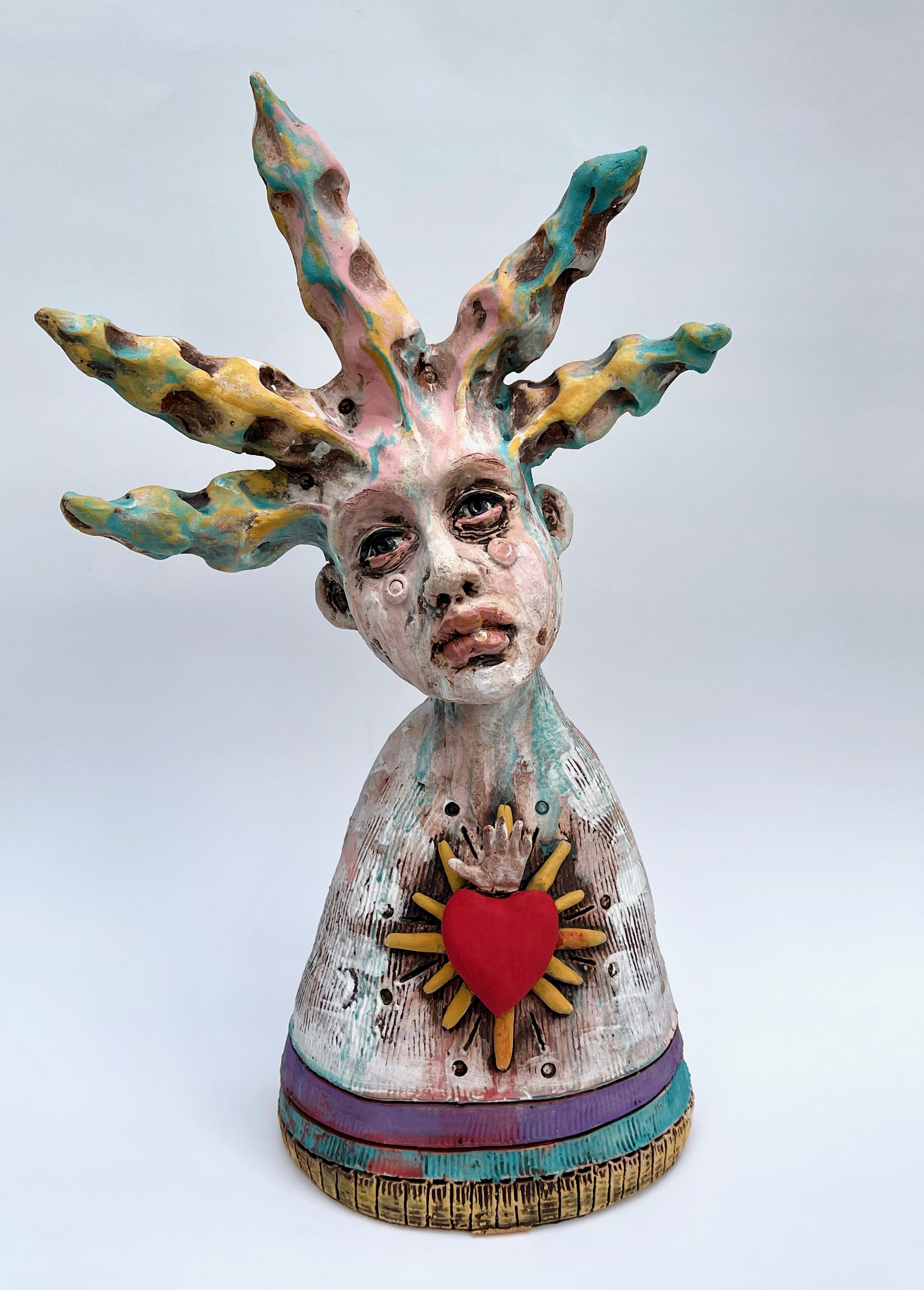 "Ray of Sunshine" 16"h x 9.5"wx5.5"d