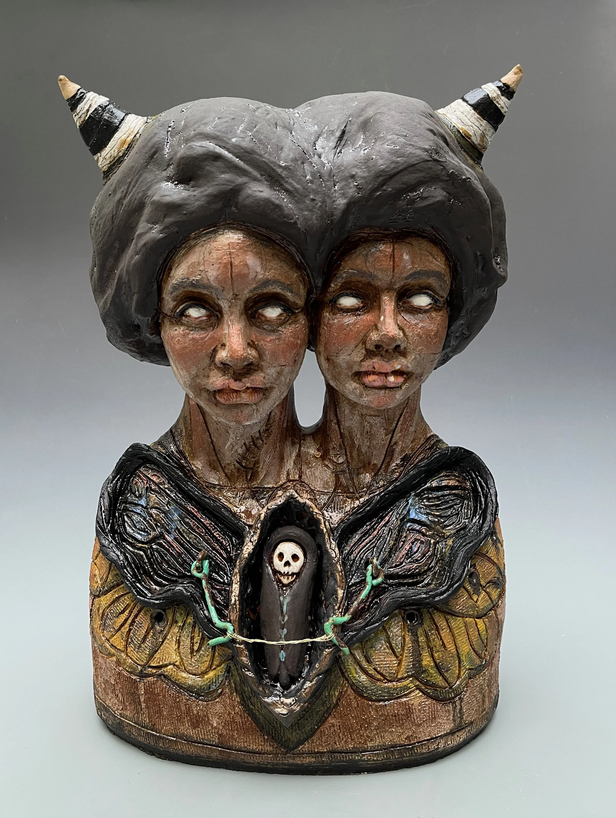 "Twins" 19"h x14"wx10"d