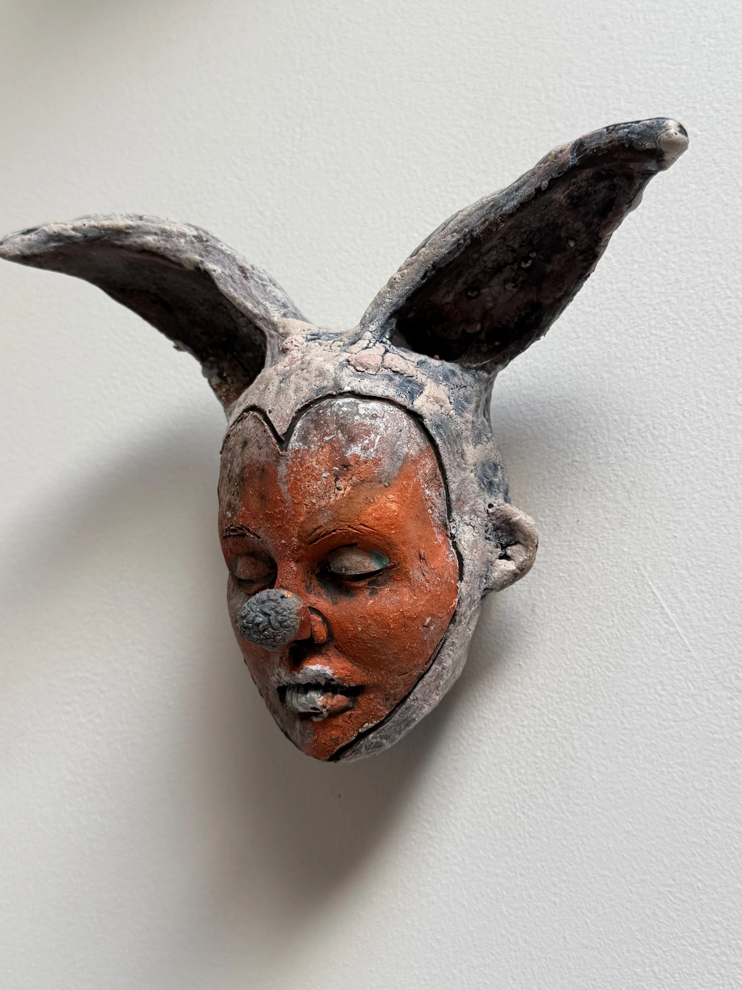 "Spirit Animal Boy" Wall Head 6.5"hx7"wx3"d