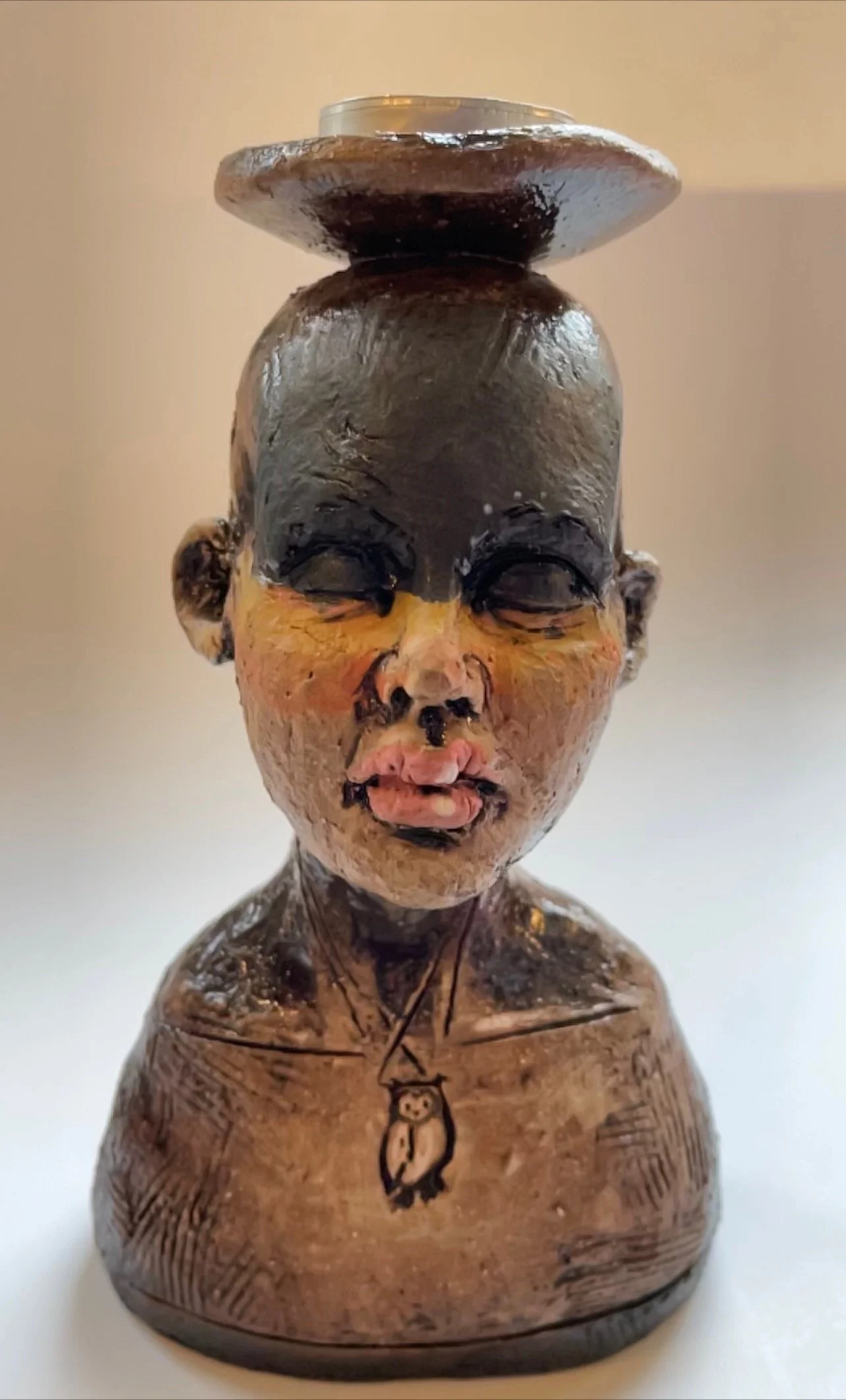 "Carry Your Own Light" 10"h x 5"w x3"d