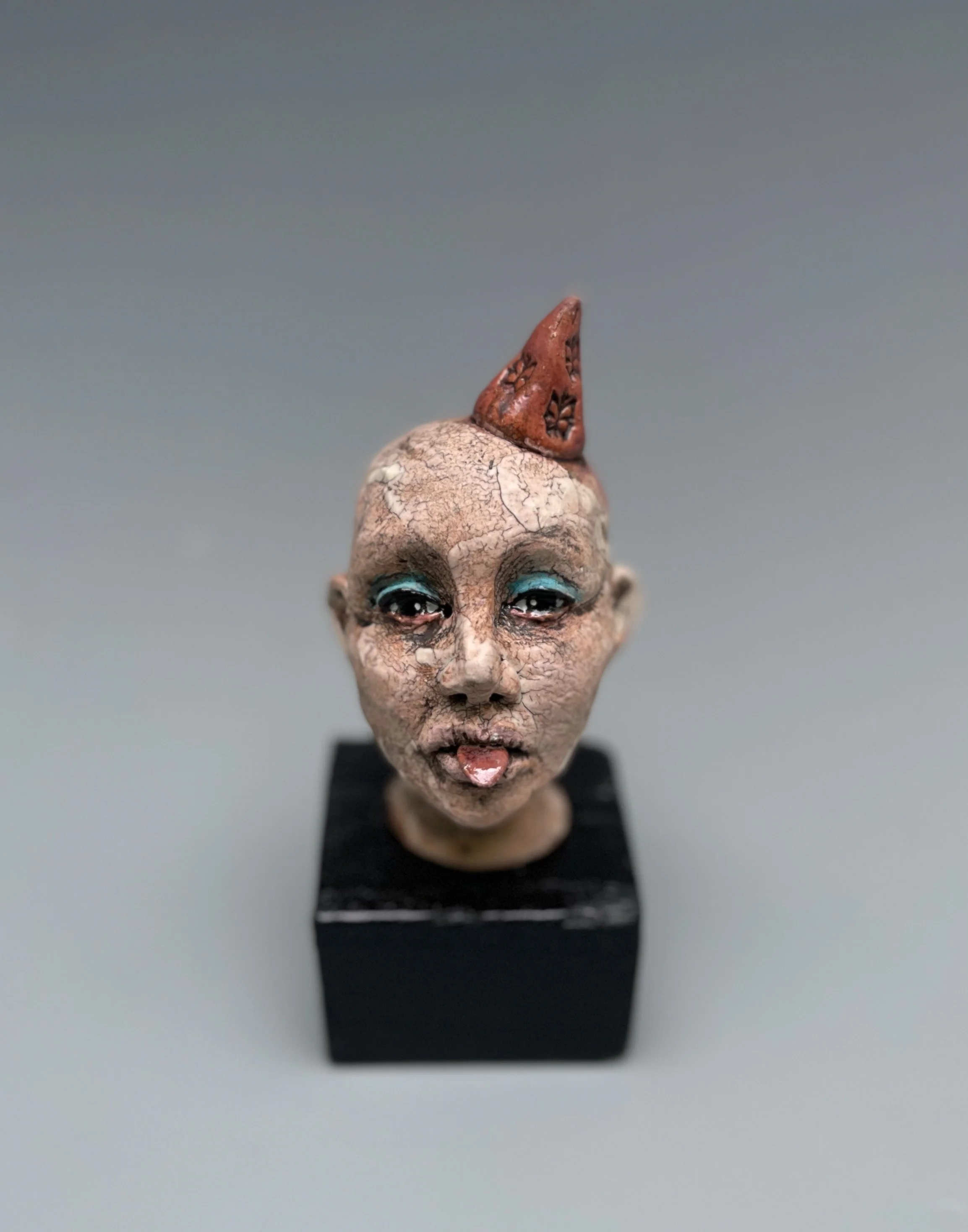 "Bronx Cheer"- 6”hx2.75wx5”d