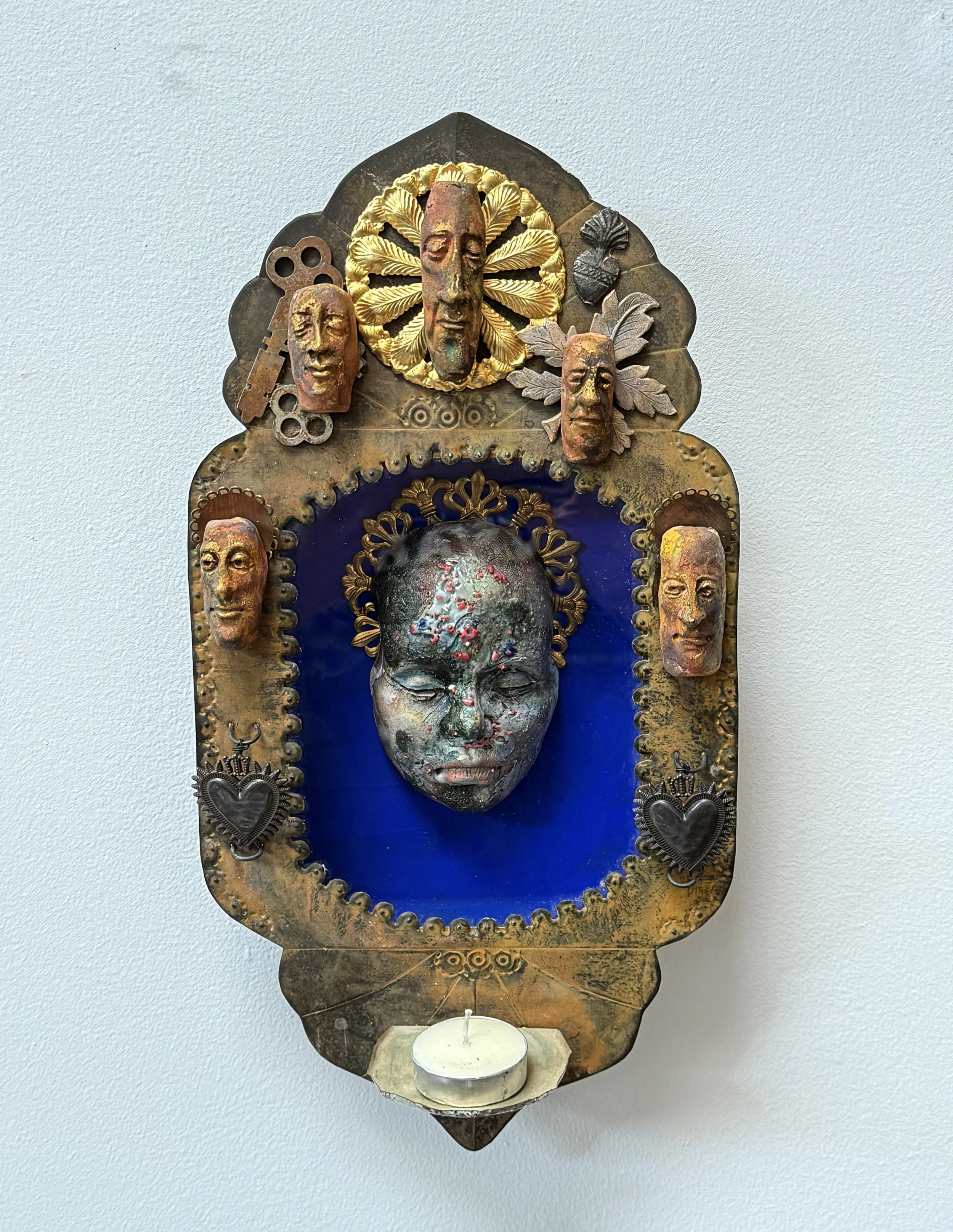 "The Ancestors" 14.5"hx7.5"wx3.5"d