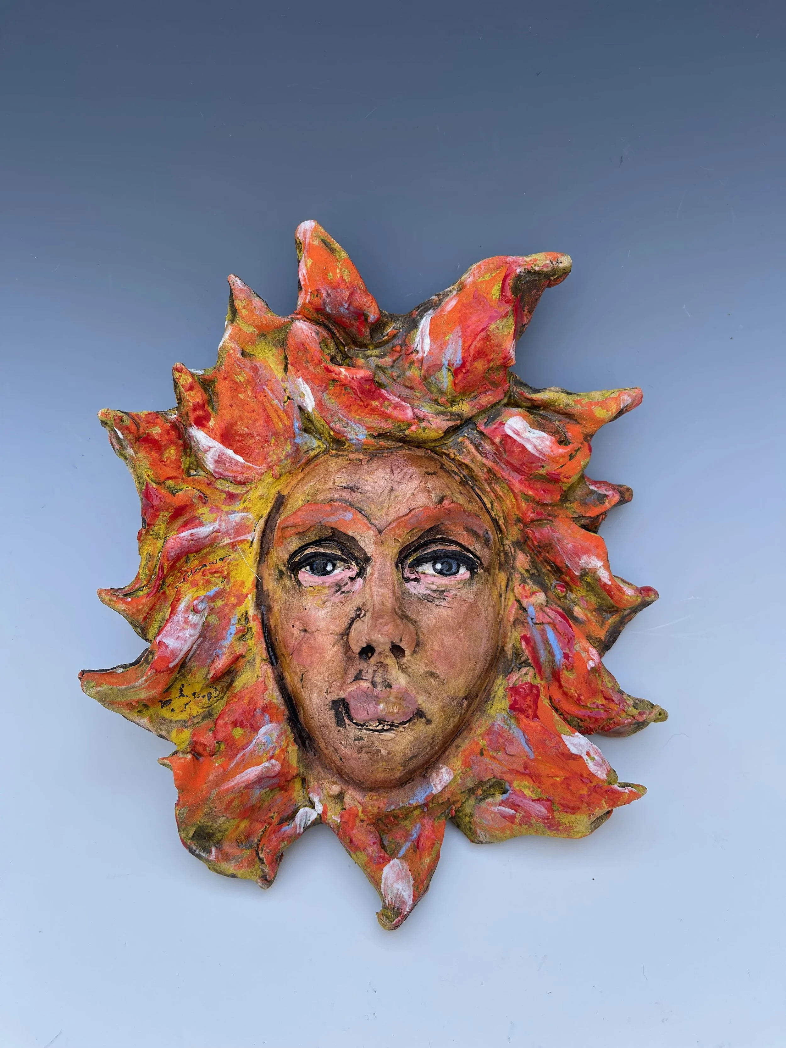 "Sun" 7.5"h x 6.5 "w x 1.5"d