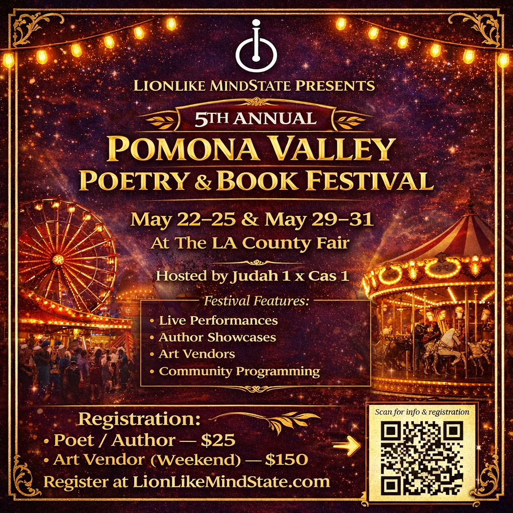 2026 Pomona Poetry Fest Registration and info