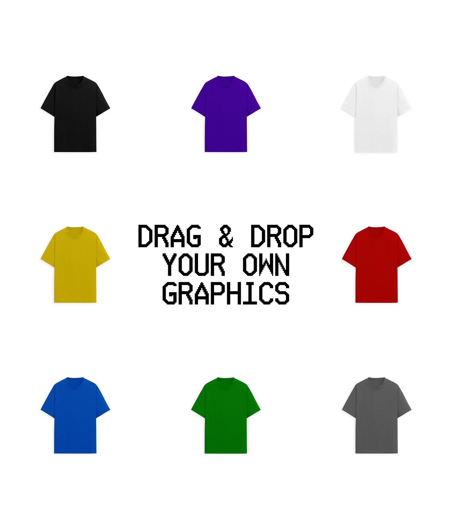 DIGITAL SHORT SLEEVE TEE MOCK UP, ONLY $5!!! 
CUSTOMISE TO ANY COLOUR
DRAG AND DROP YOUR OWN GRAPHICS