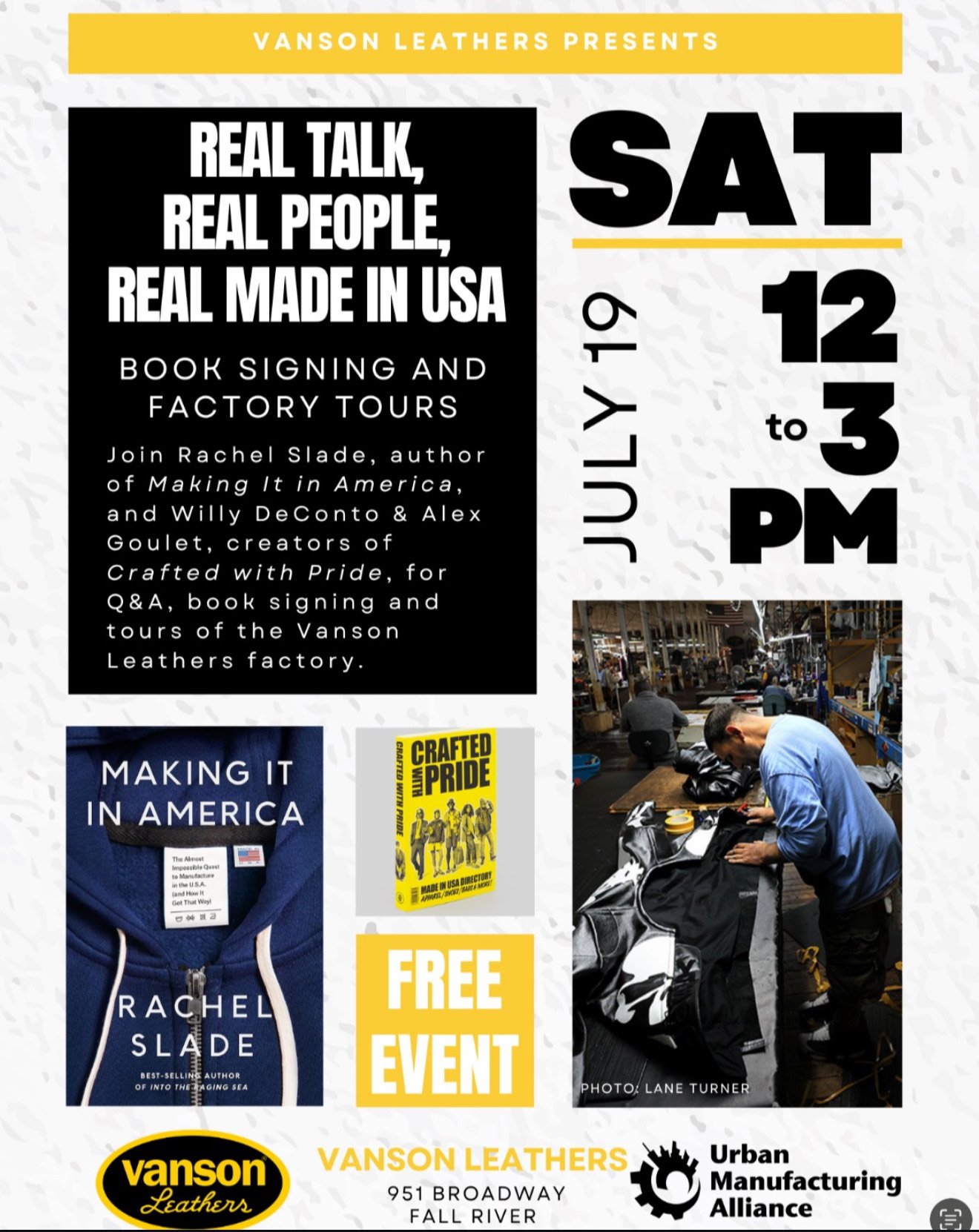 Vanson Leathers Presents: Real Talk, Real People, Real Made in USA