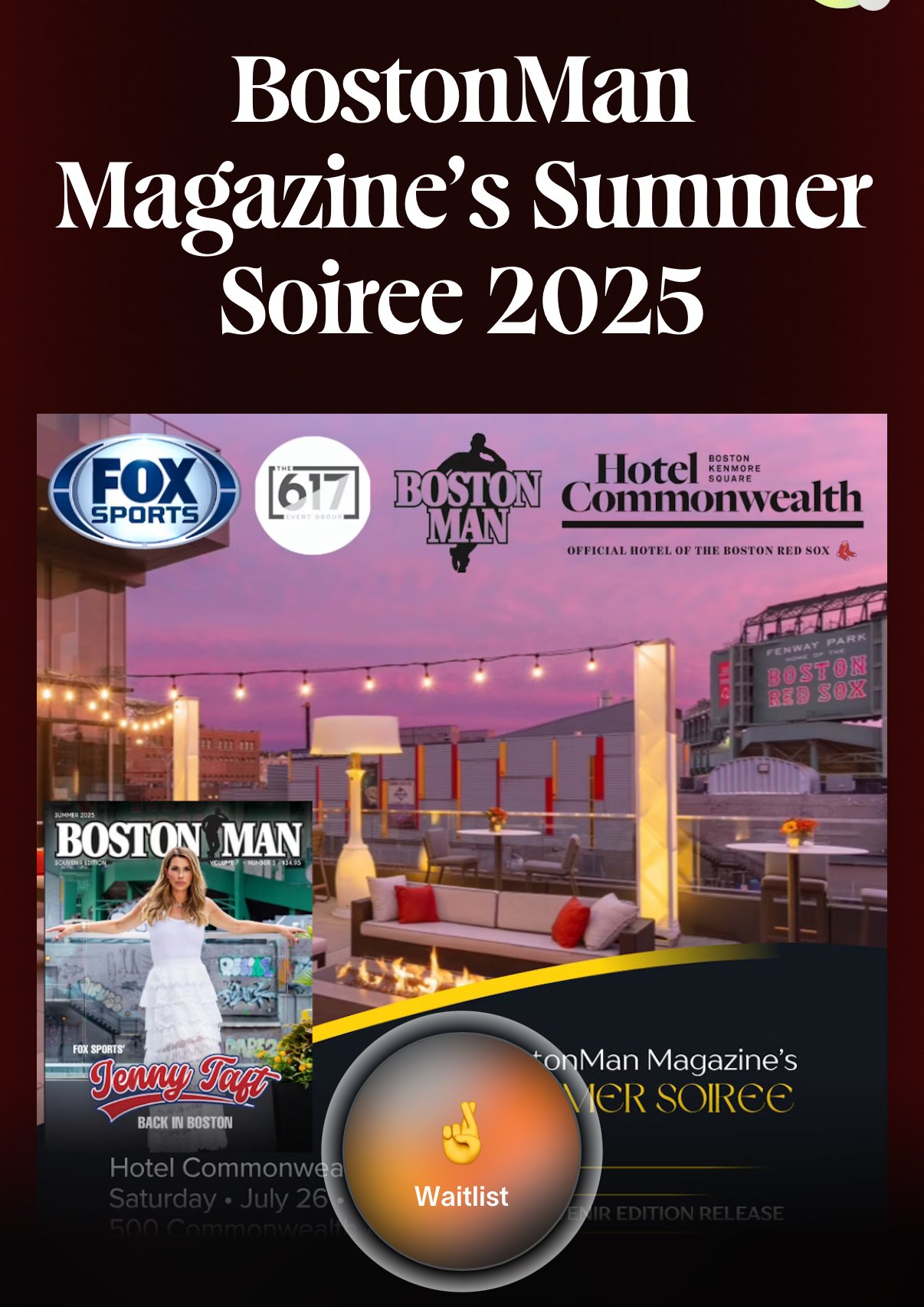 BostonMan Magazine's Summer Soiree 2025