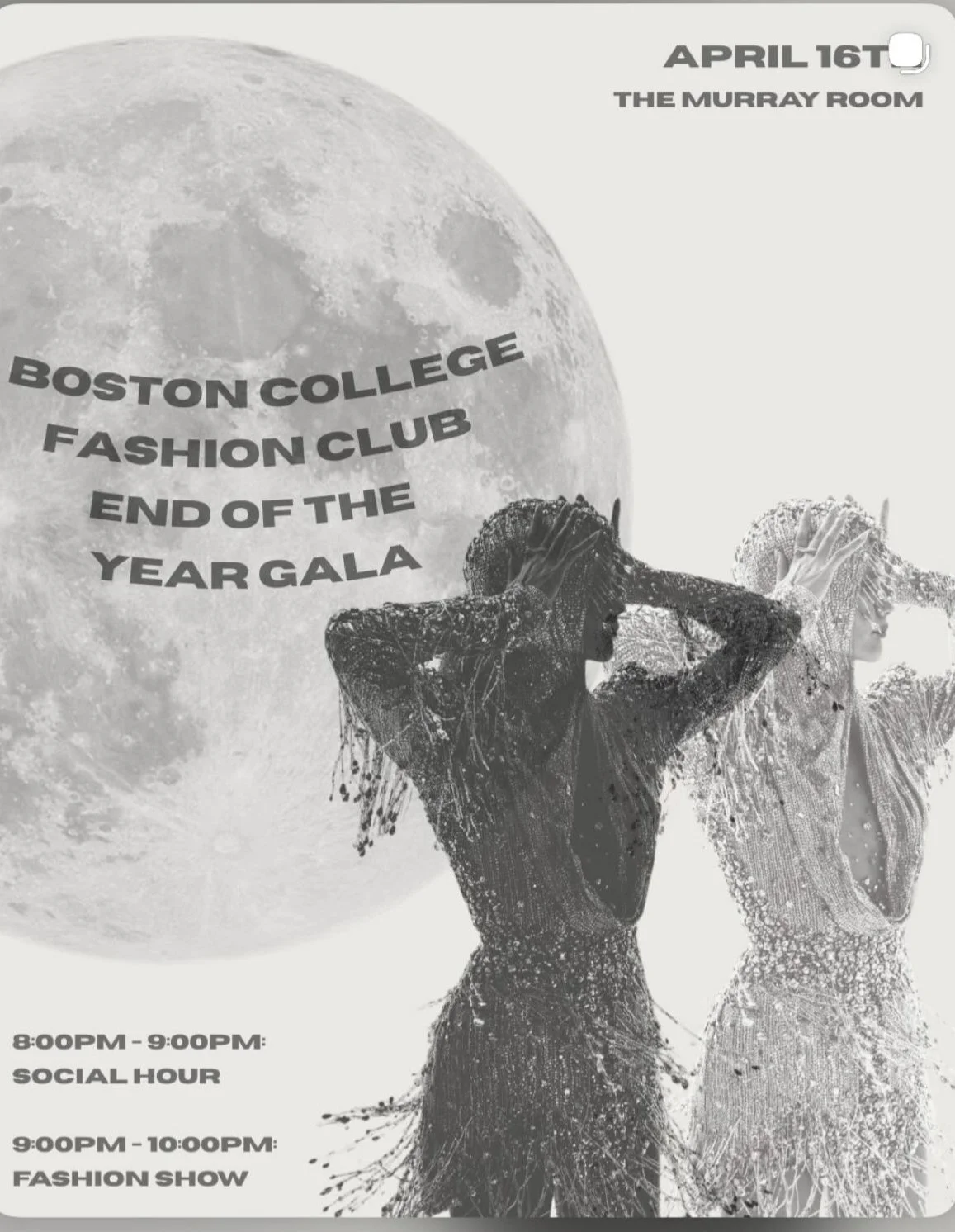 Boston College Fashion Club Gala