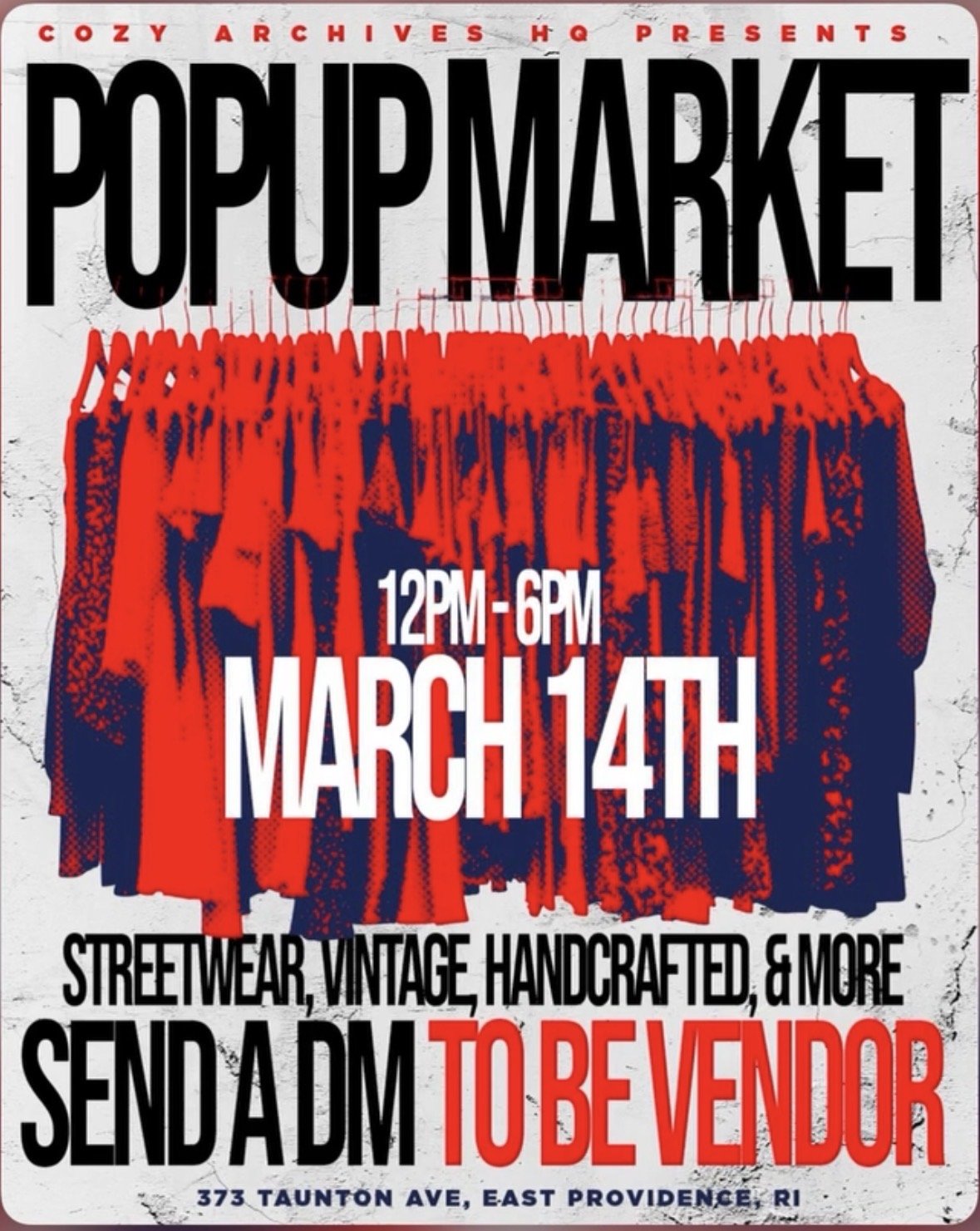Pop Up Market x Cozy Archives HQ