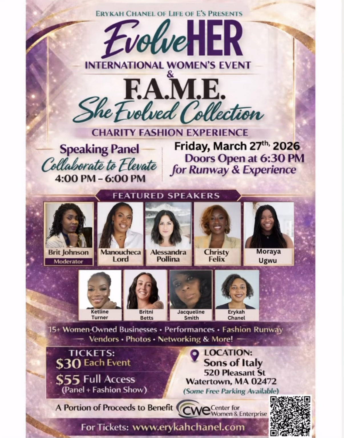 EvolveHER International Women's Event &amp; Charity Fashion Experience