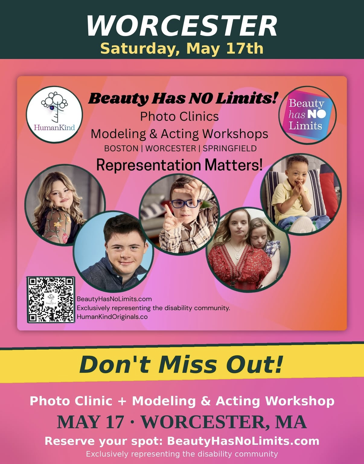 Beauty Has No Limits Photo Clinic and Modeling Workshop