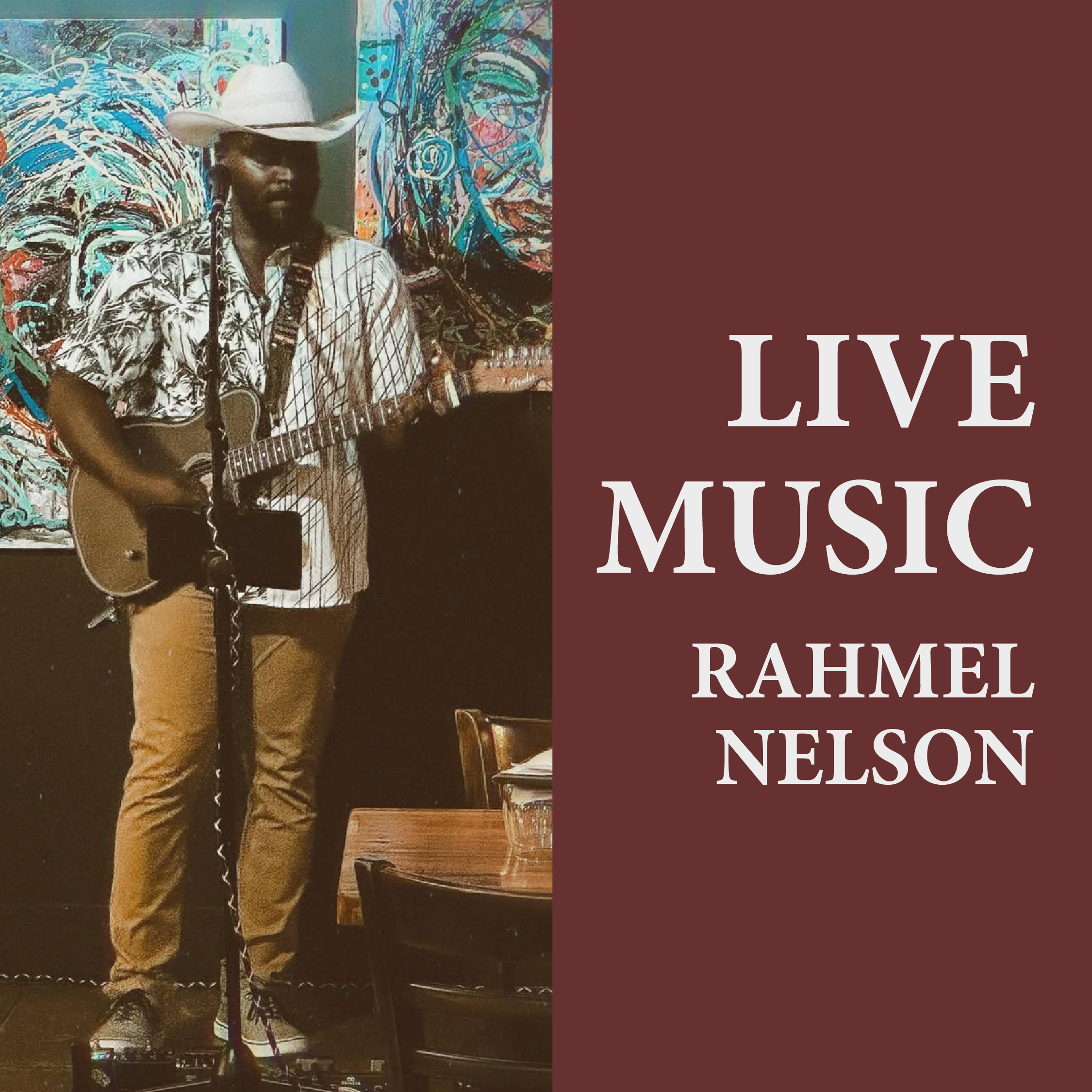 Vineyard - Live Music: Rahmel Nelson