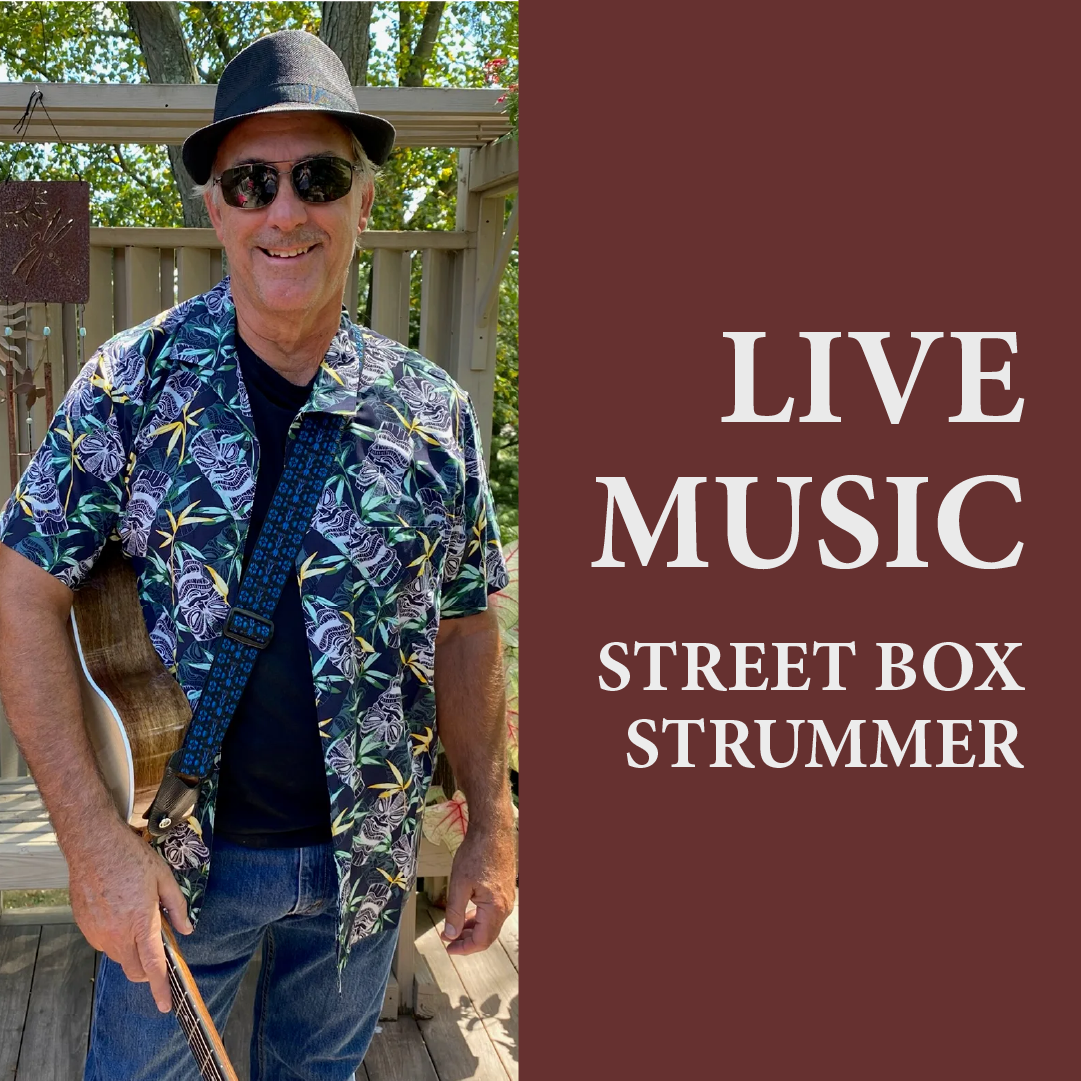 Vineyard - Live Music: Street Box Strummer