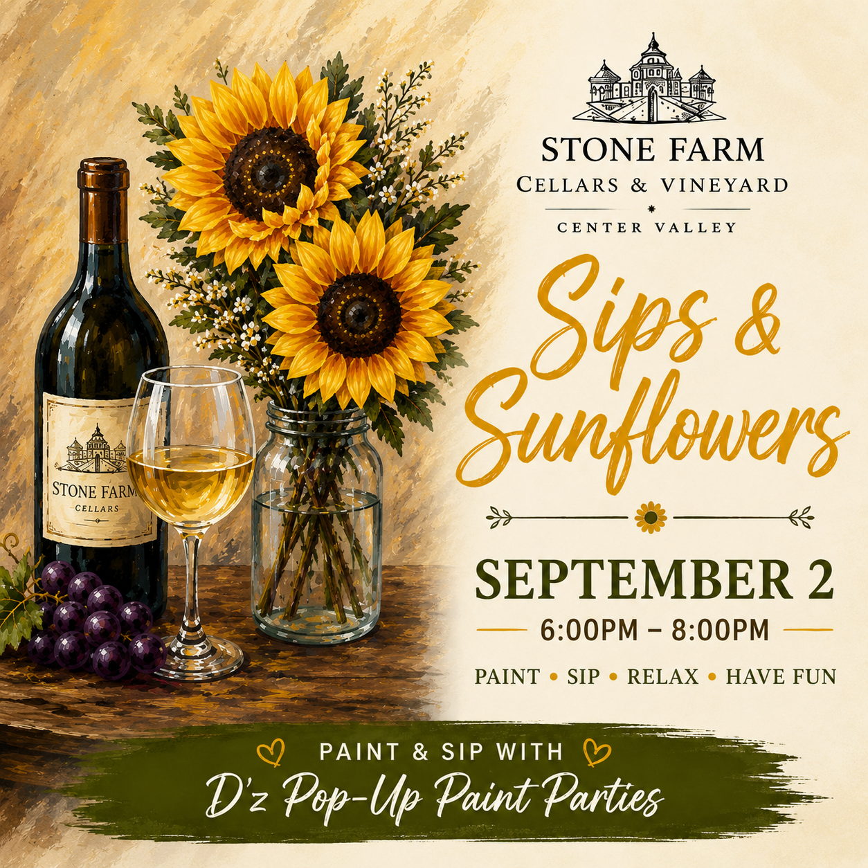 Sips and Sunflowers