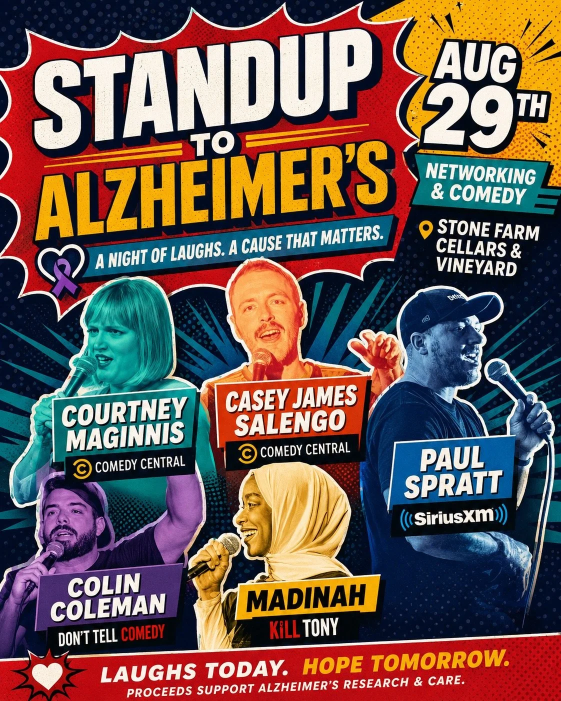 Alzheimer’s Fundraiser and Comedy Night