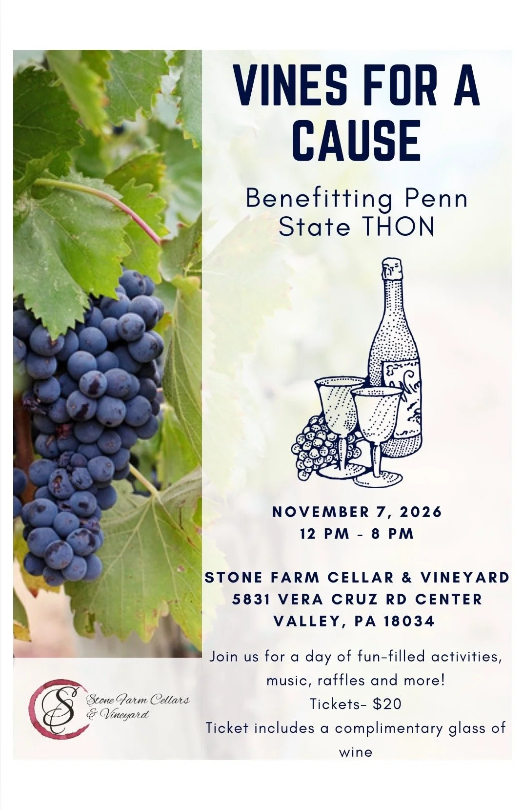Vineyard - Vines for a Cause, Benefitting Penn State THON