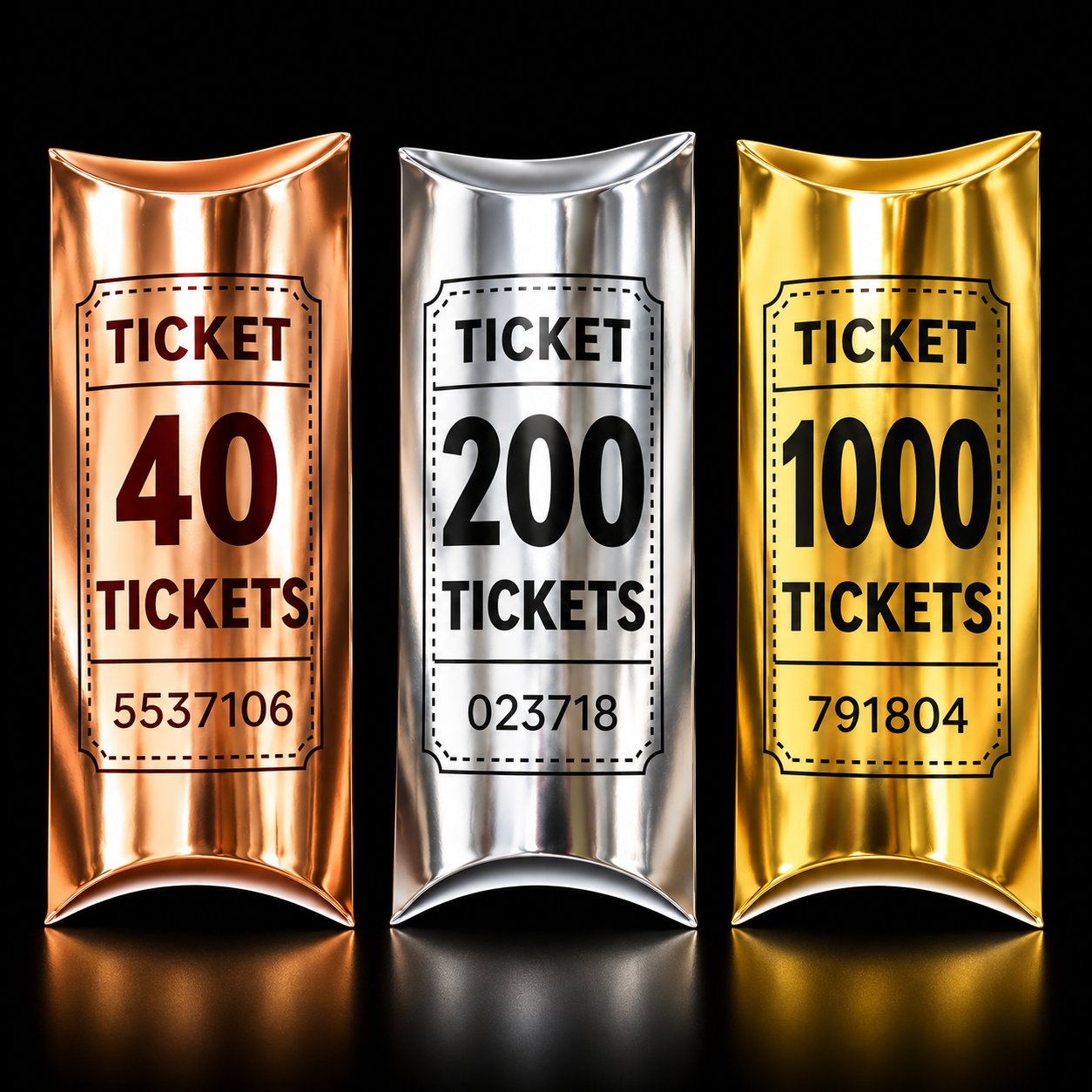 Ticket Boxes - $0.65 a piece