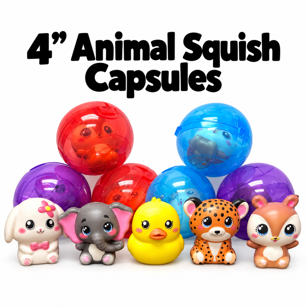 4" Slow Rise Animal Mix - $2.05