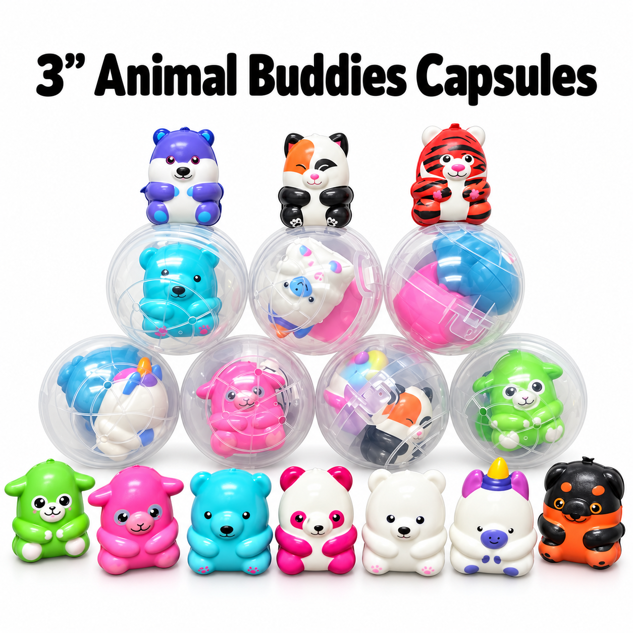3" Animal Buddy Mix - $1.29 a piece