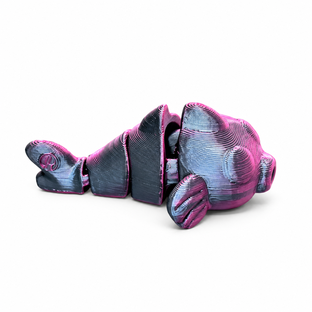 Iridescent Segmented Fish Figurine.png