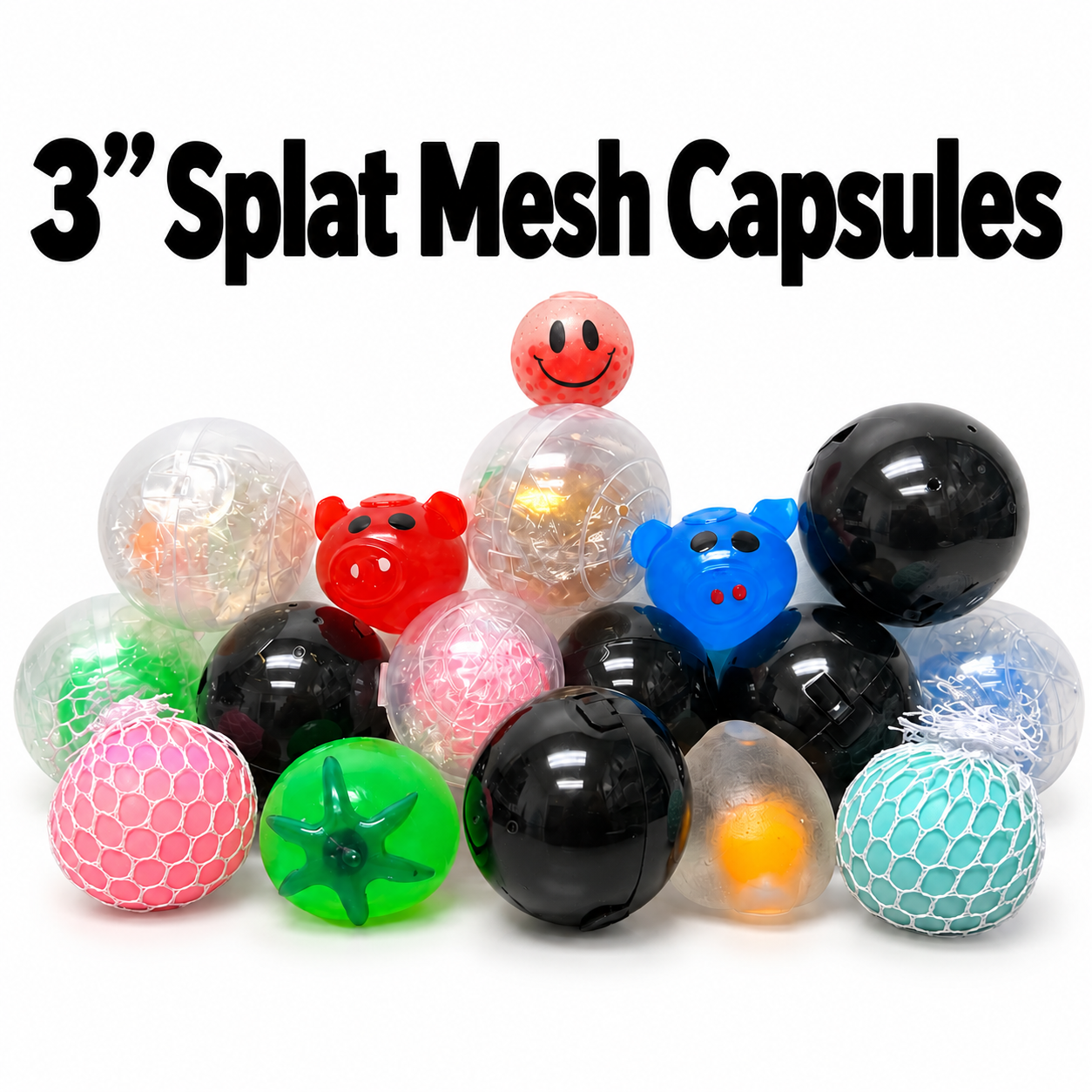 3" Splat Mesh Mix - $1.29 a piece
