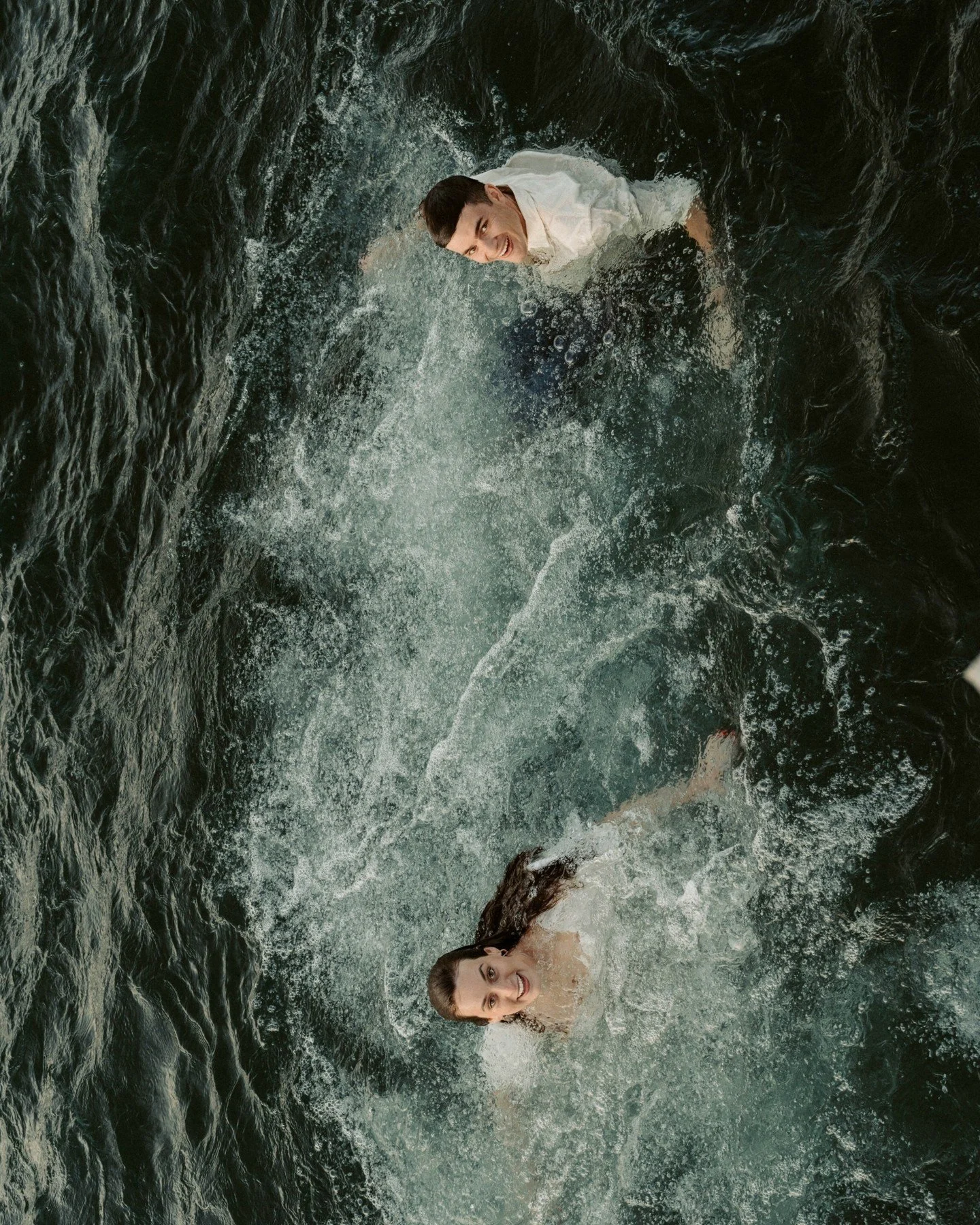 Sarah &amp; Carter ended their session with one last dip off the same pier they used to jump from every summer as kids, back home in Thornbury, Ontario. The sweetest full-circle moment✨
*
*
*
*
*
#TorontoWeddingPhotographer #NiagaraWeddingPhotographe