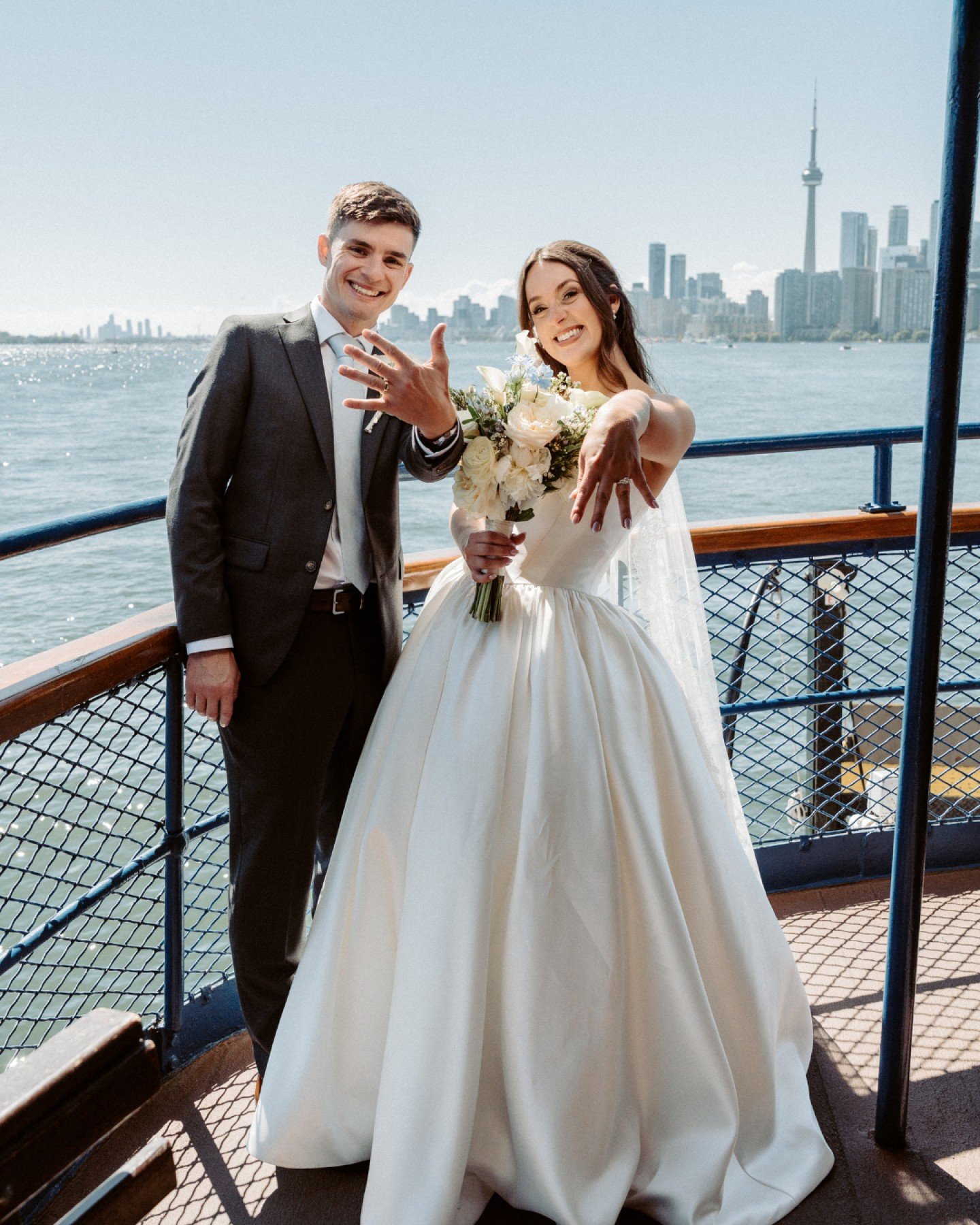 A ceremony on Toronto Island and a reception at the Gladstone House. Two venues, two completely different energies, one really good day.

There's something about a Toronto Island wedding that just slows everything down. You're on the water, away from