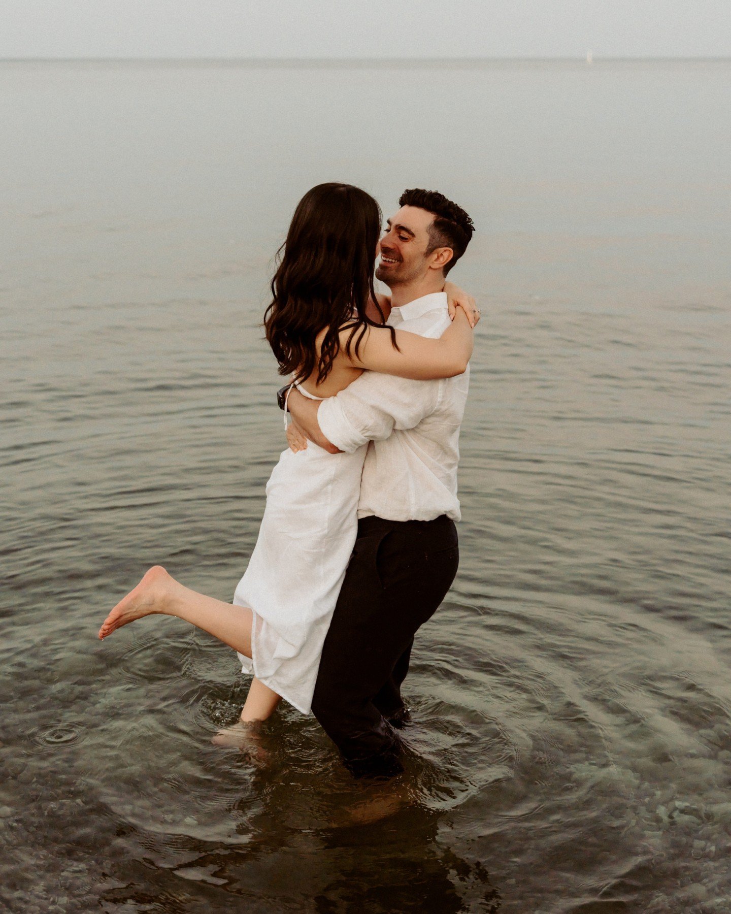 Moody, editorial, &amp; cinematic Scarborough Bluffs engagement photos with Caitlin and Marco.

Caitlin came in with a mood board and we were immediately obsessed. lots of movement, dramatic light, nothing too posed or stiff. the Bluffs in late summe