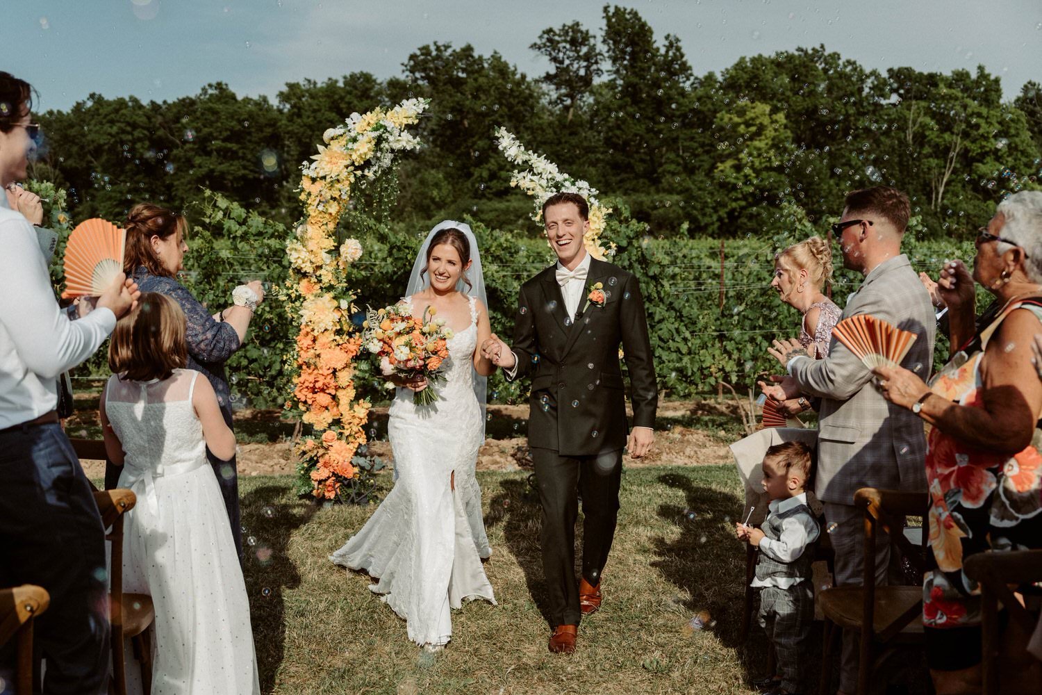 Niagara wedding photographer at the Hare Wine Co