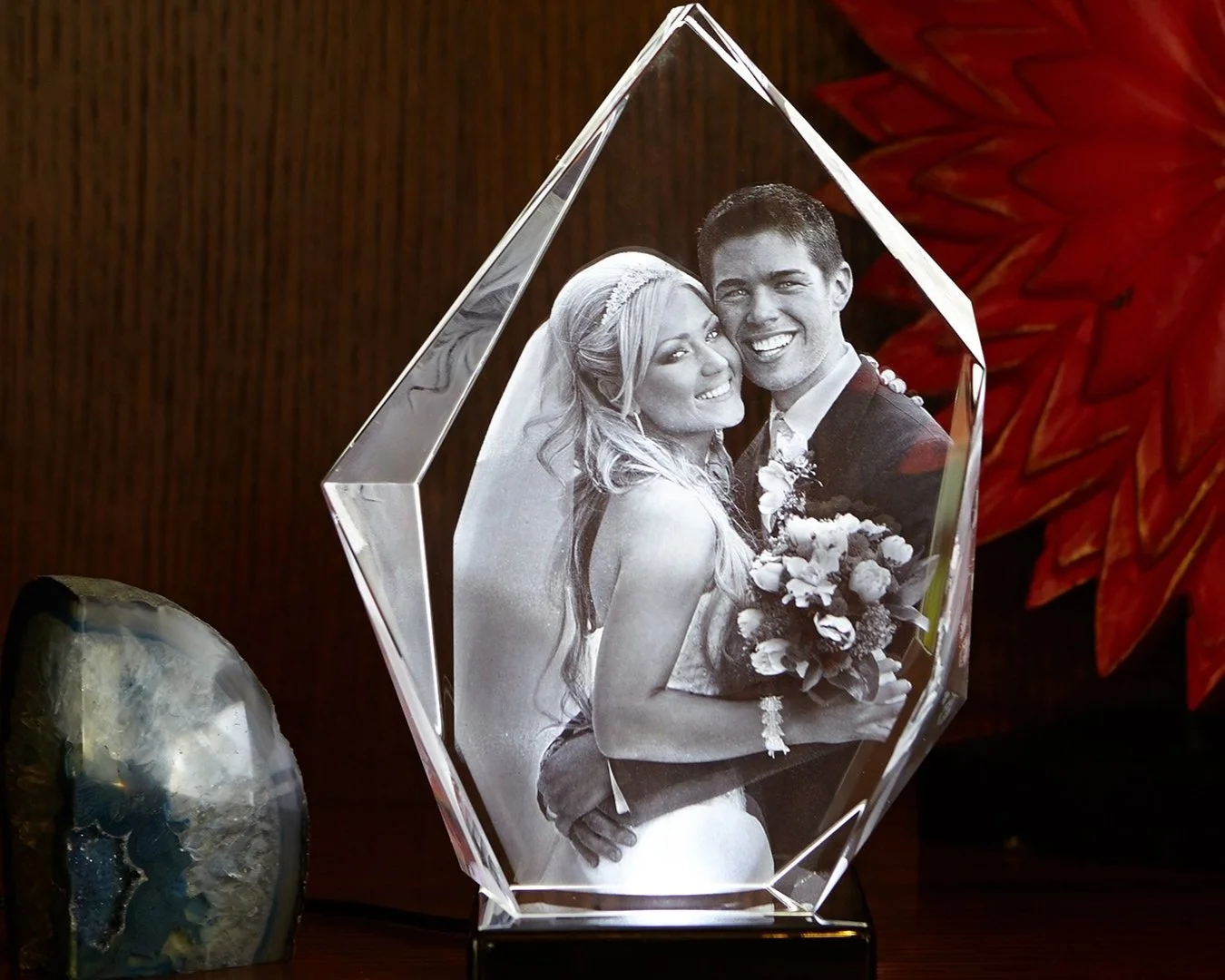 Customized 3D  Crystal Keepsakes