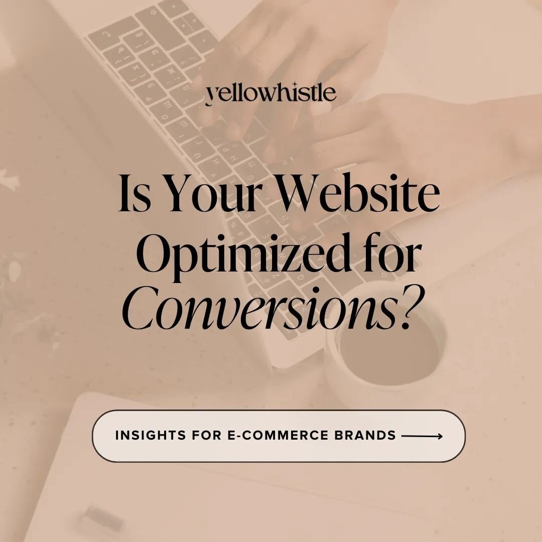 Before you invest in paid Advertising, ensure your website is optimized for conversions! ⚡️ ⬇️ 
 
These elements play a pivotal role in guiding visitors through the purchase journey and encouraging them to complete their transactions. 
1️⃣ Effective 