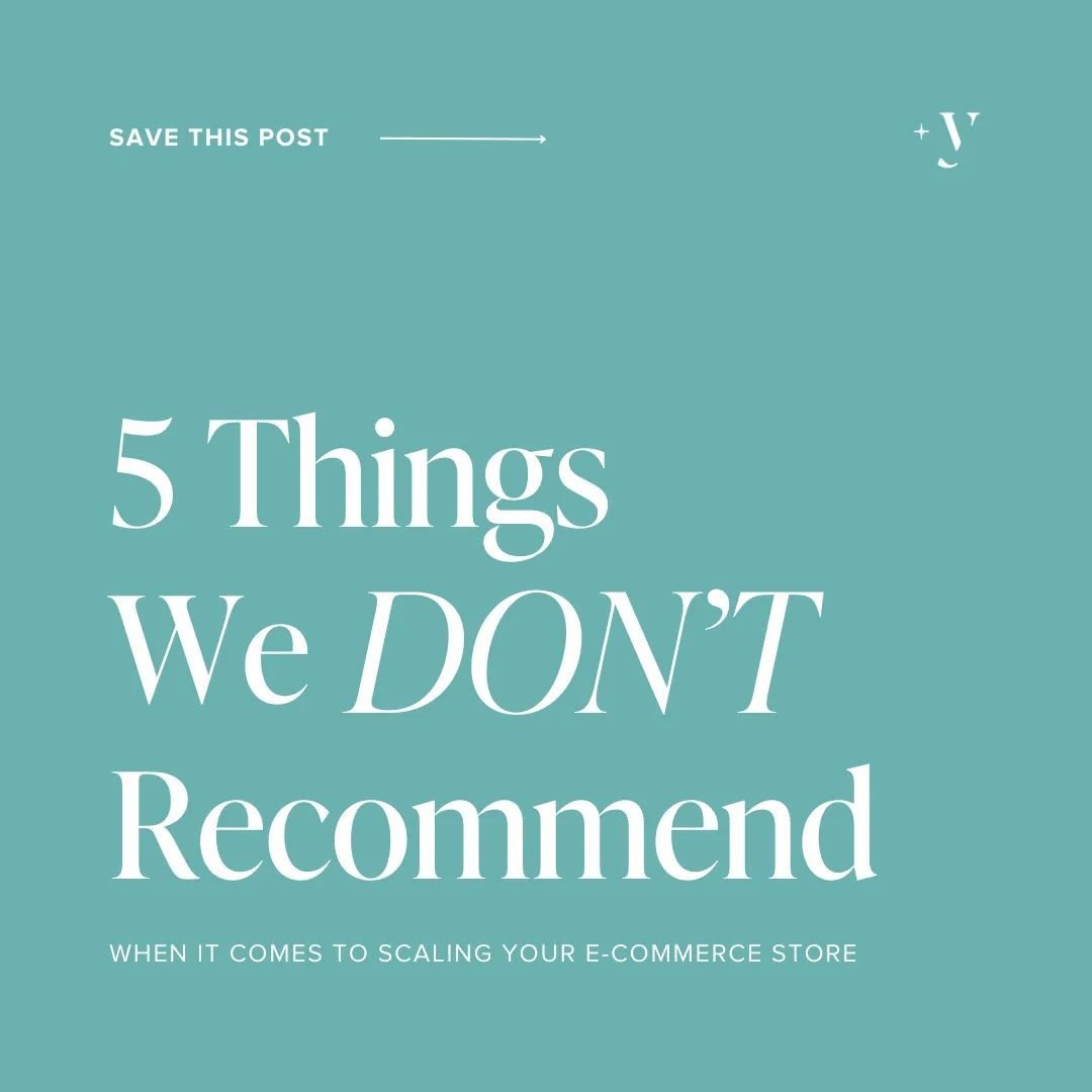 Here are some of our top Do&rsquo;s ✅ and Don&rsquo;ts ❌ as e-commerce advertising experts ⬇️�� 
 
❌ We strongly advise against relying solely on organic content to drive traffic and sales to your online store. While organic content can be valuable f