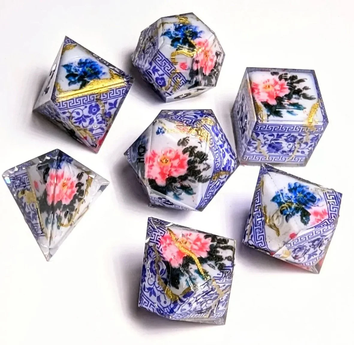 Ribbon and Knot: Beautiful Handcrafted Dice
