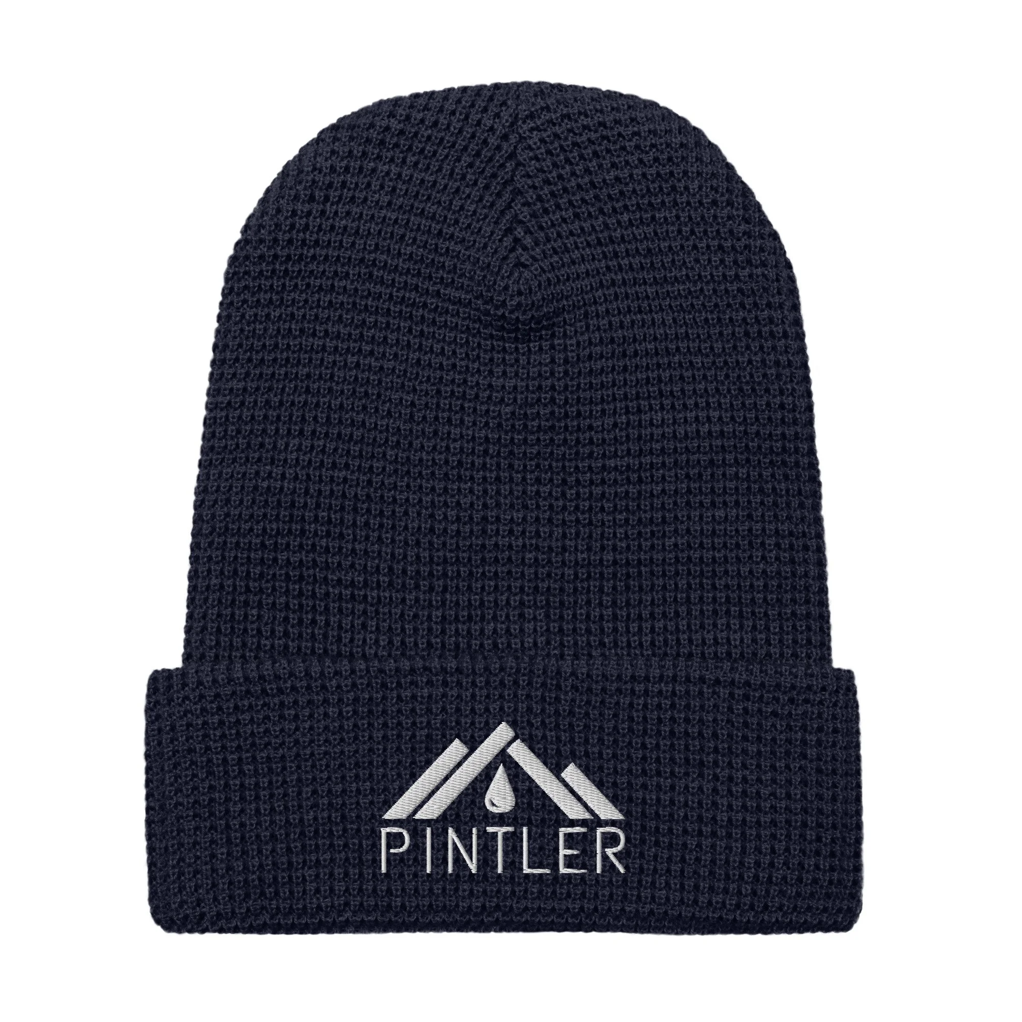 Waffle beanie (embroidered)