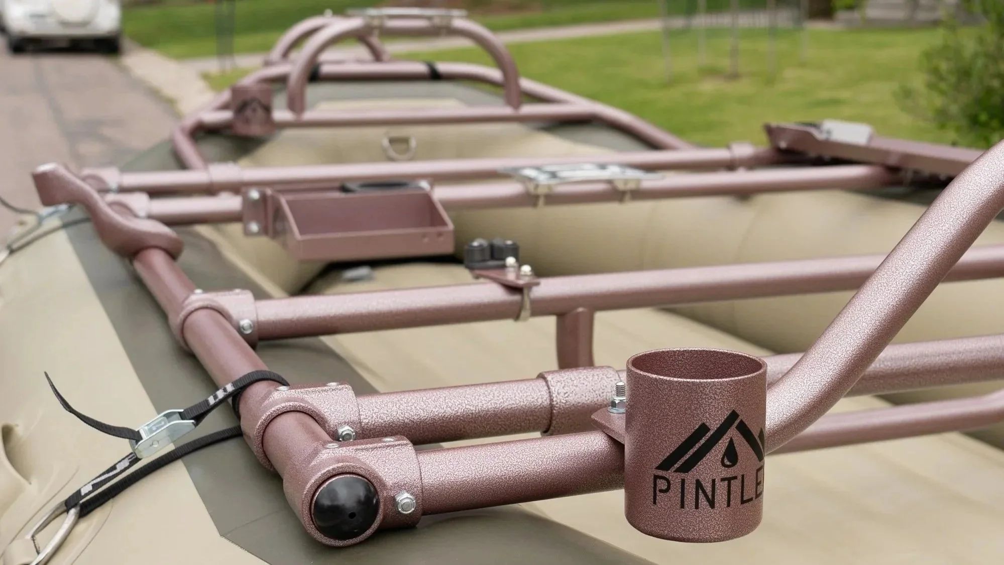 custom aluminum raft frame built by Pintler Products Missoula Montana