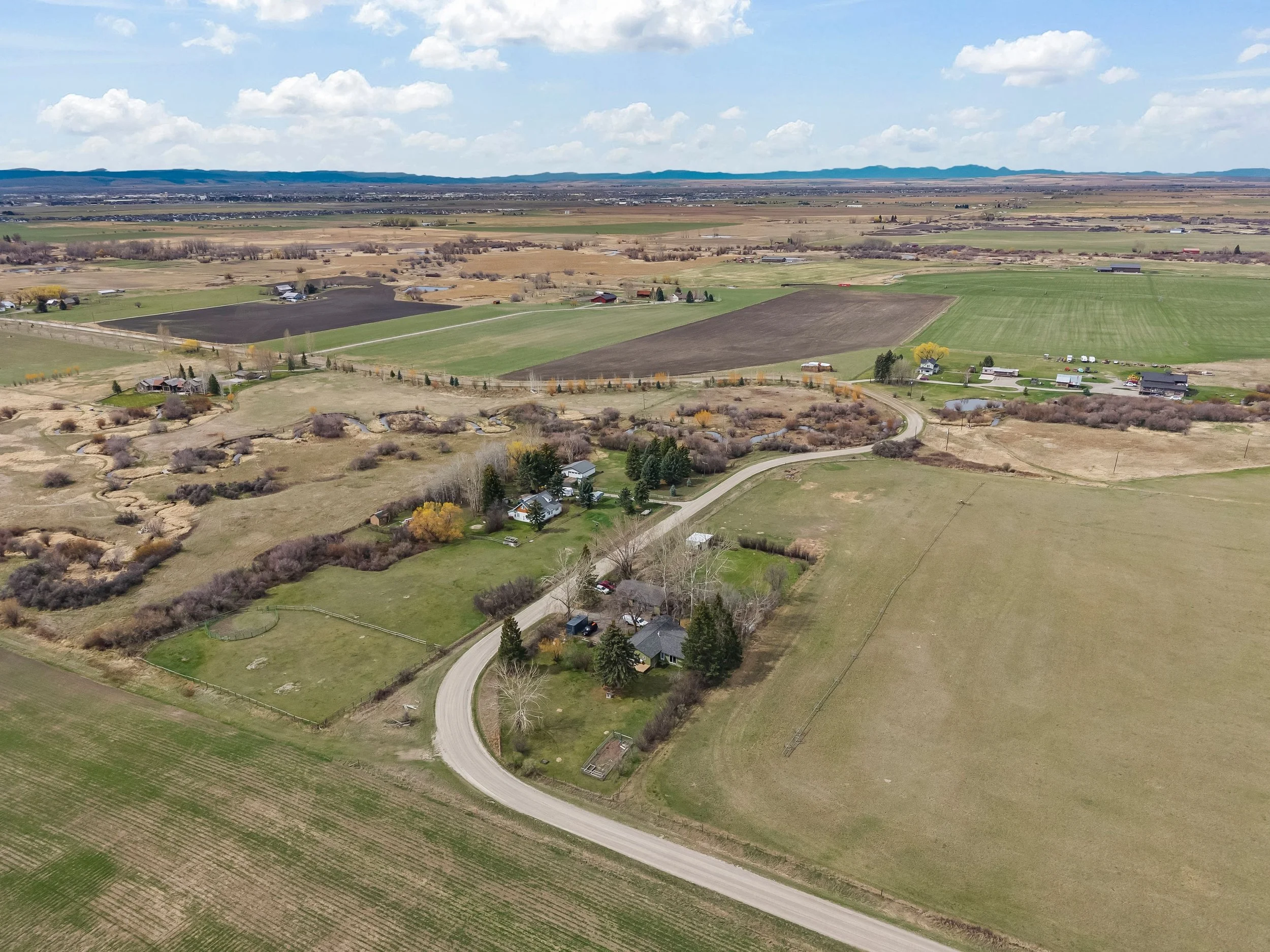View of property looking towards the East Gallatin River area