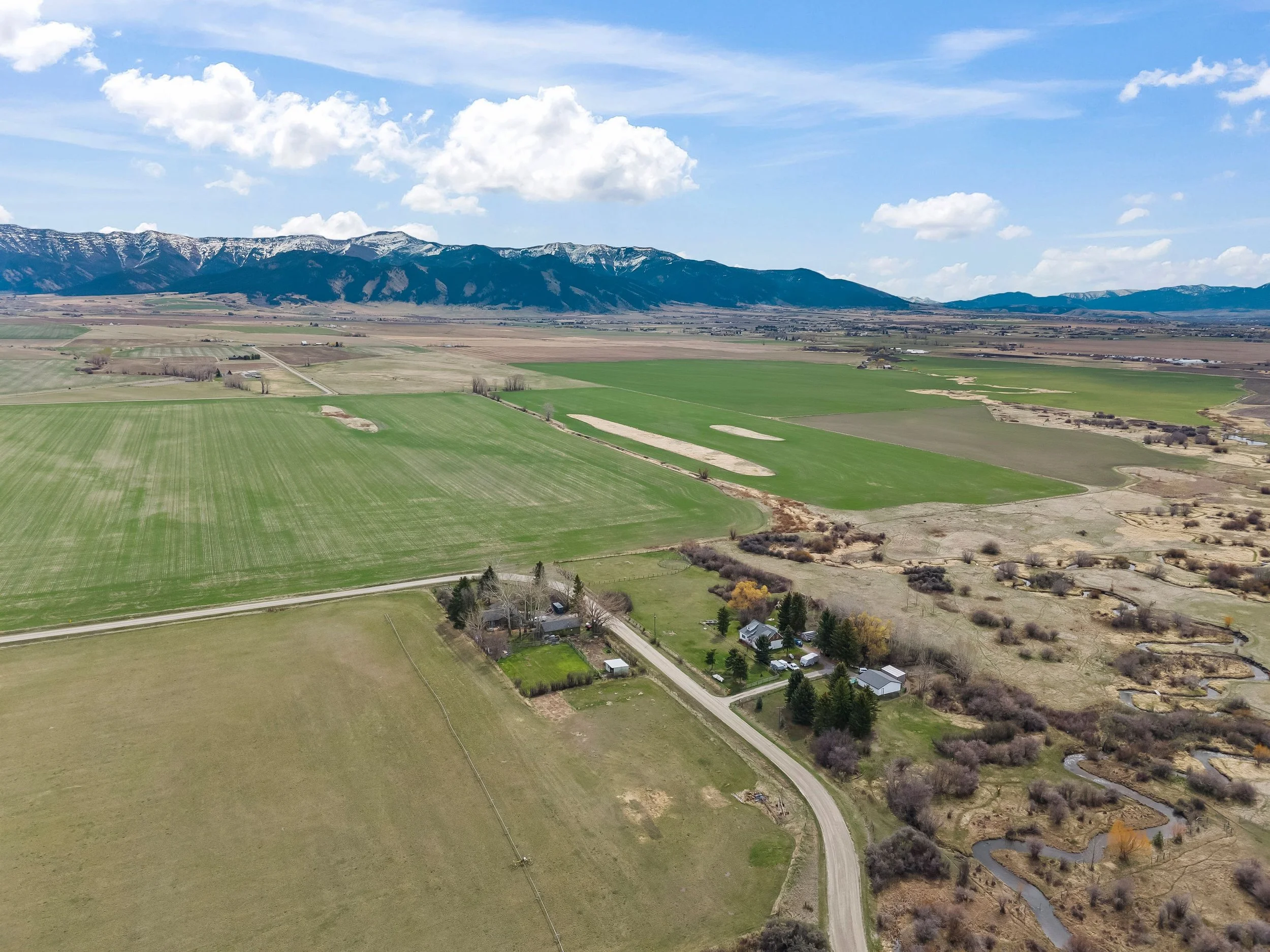 Property surrounded by farm land