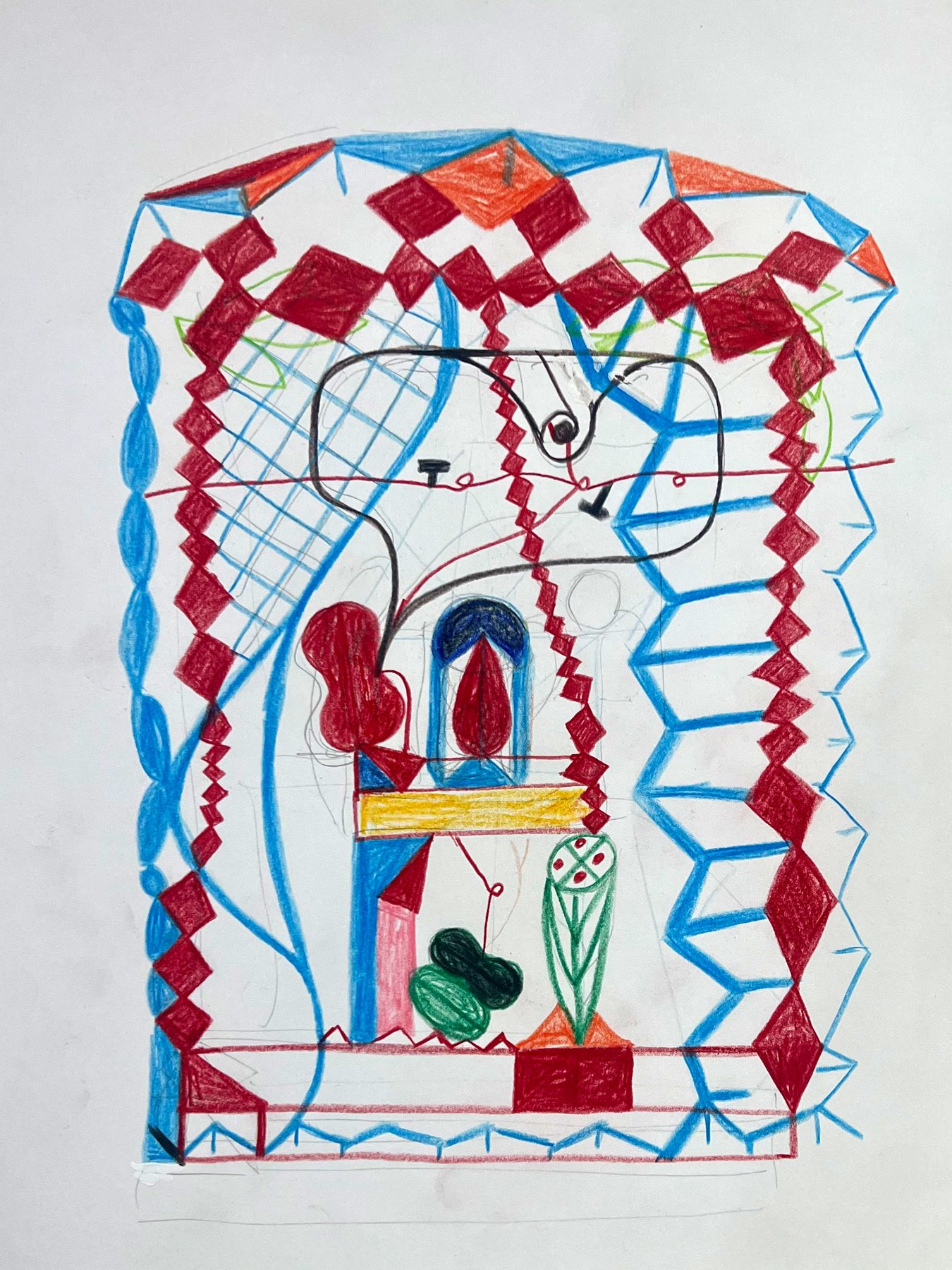 The Red Stone Pillow #52