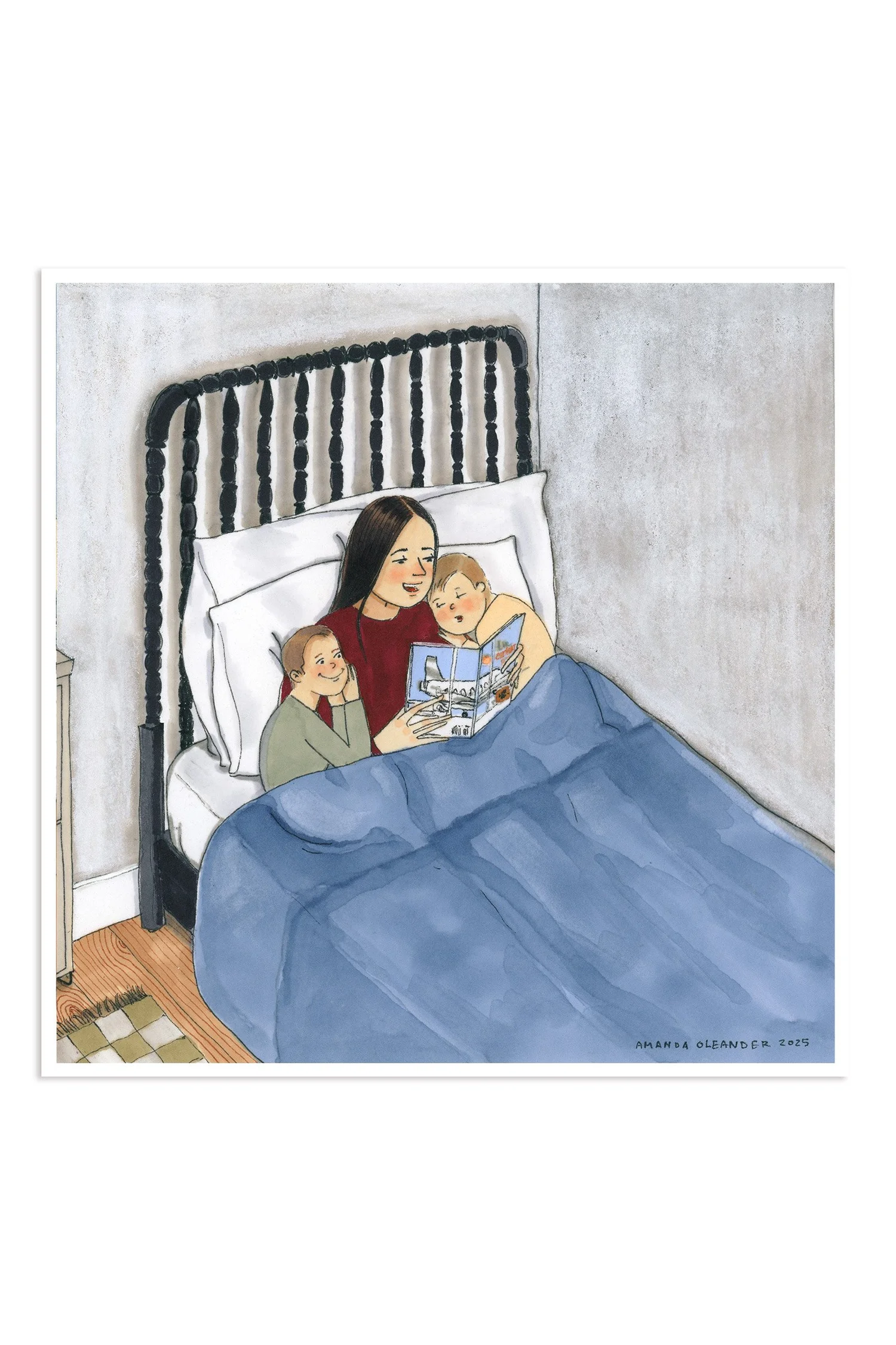 Bedtime Story art print by Amanda Oleander. — AMANDA OLEANDER