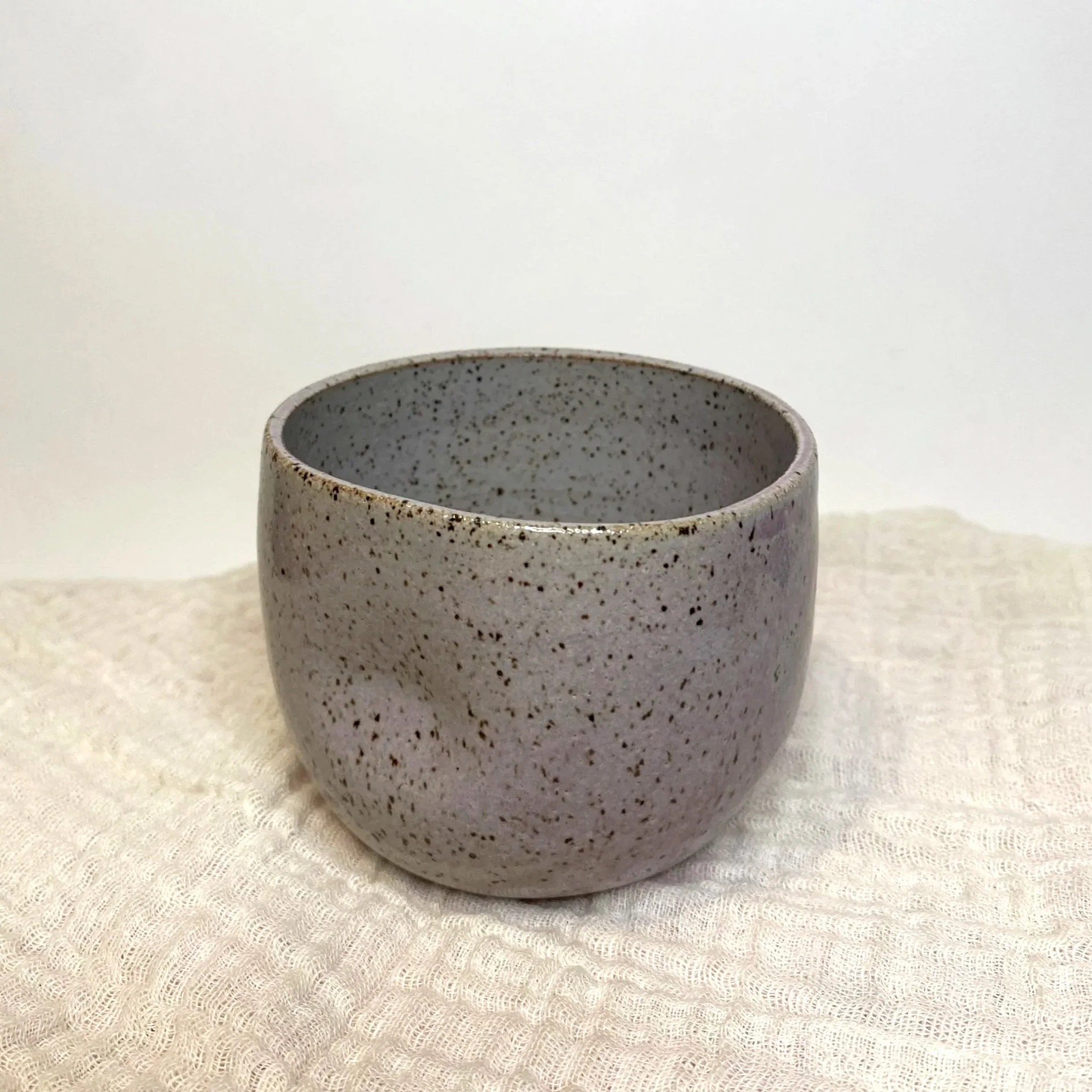 lavender thumbprint mug