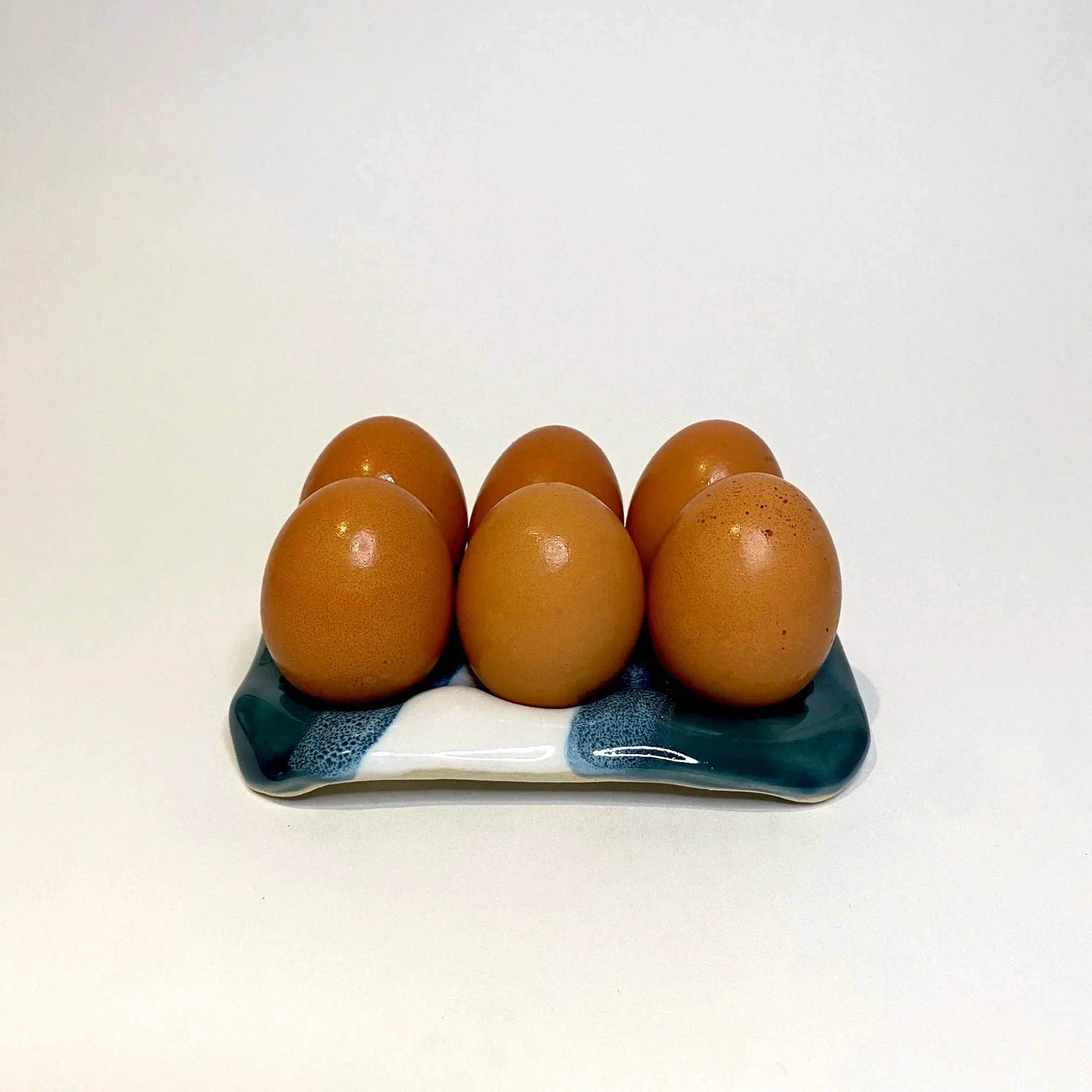 blue egg holder